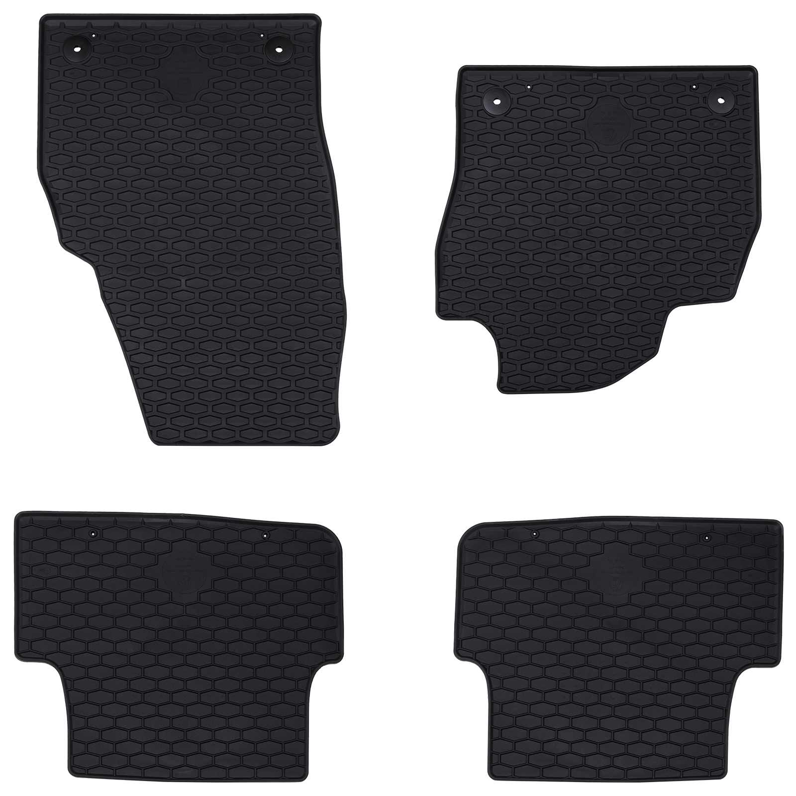 Auton Matto 4 Pcs Musta Sopii Vw Polo 2021- Kumi
