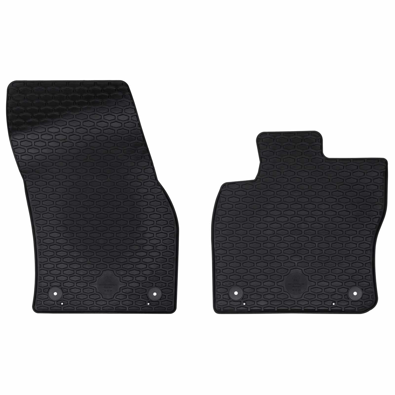 Auton Matto 2 Pcs Musta Sopii Vw Caddy 2020- Kumi