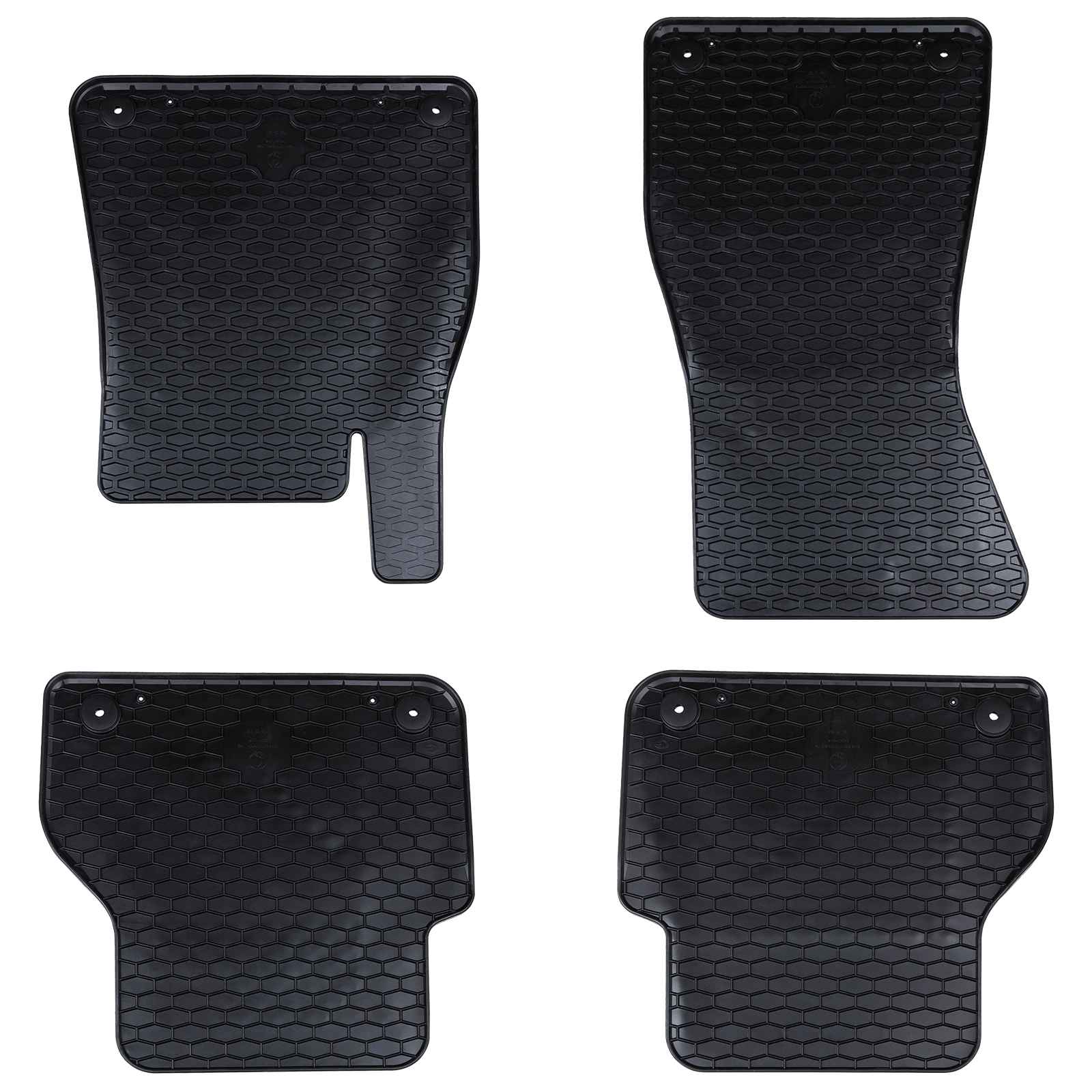 Auton Matto 4 Pcs Musta Sopii Audi A6 / A7 2018-2025 4D Aft. Kumi