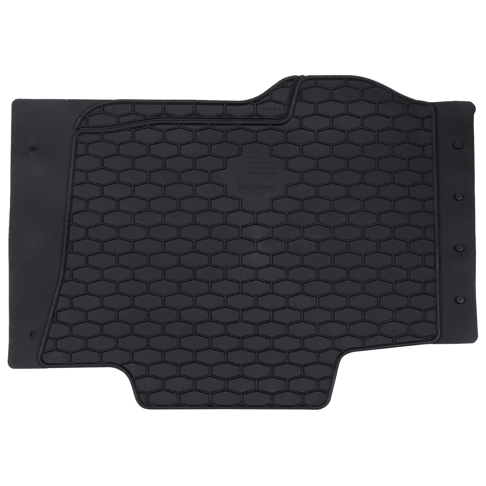 Auton Matto 3 Pcs Musta Kumi