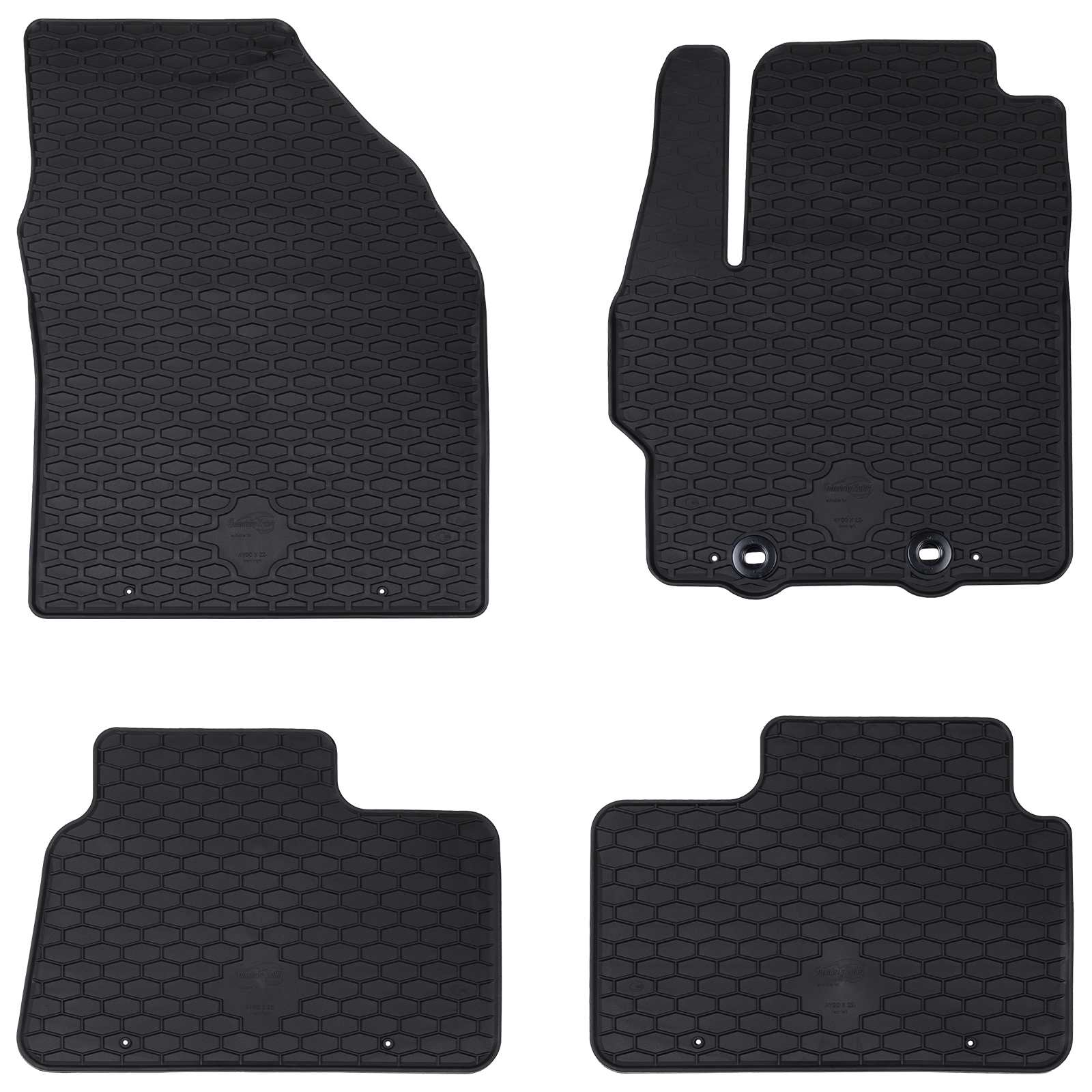 Auton Matto 4 Pcs Musta Sopii Toyota Aygo X 2022- Kumi