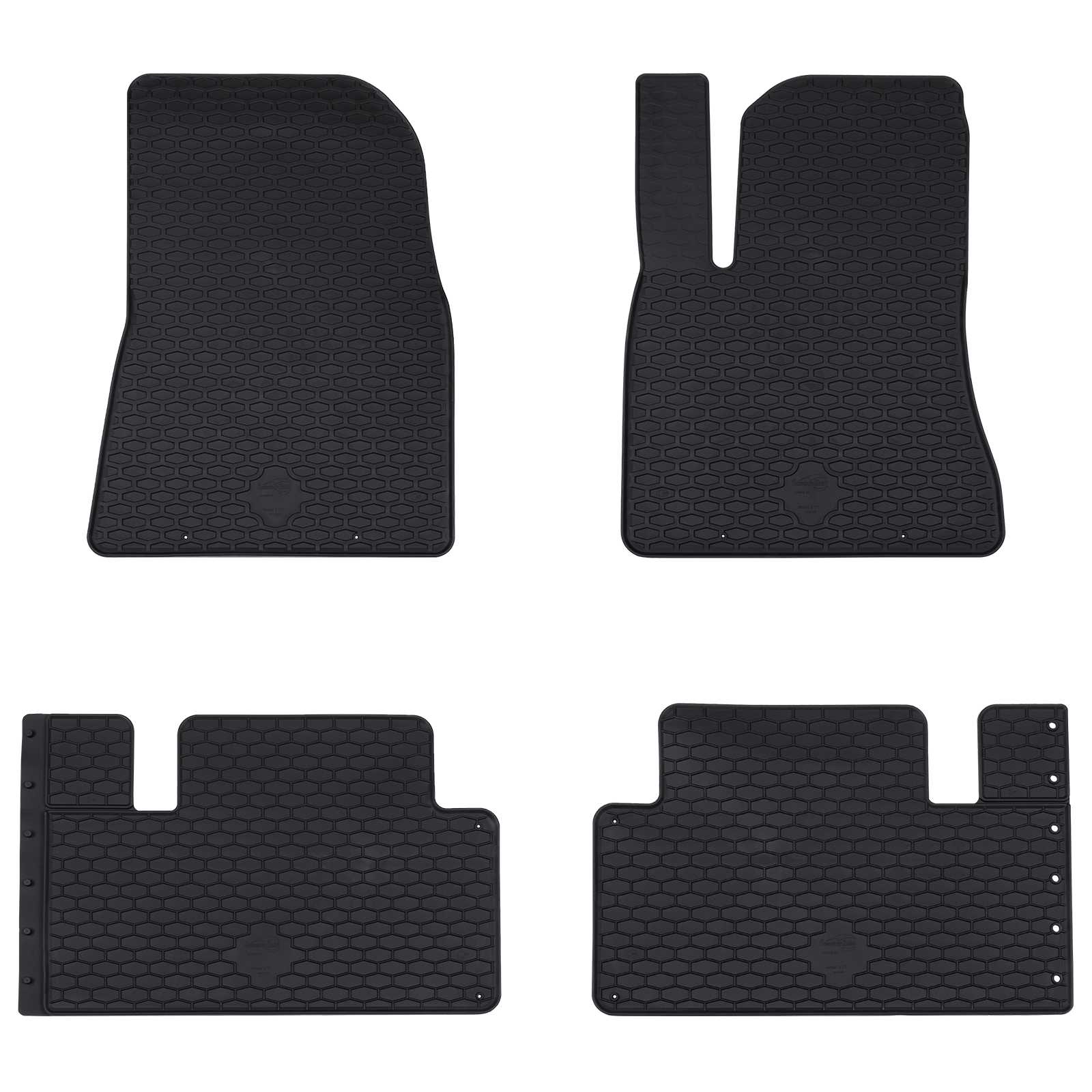 Auton Matto 4 Pcs Musta Sopii Tesla Model 3 2017- 4D Takana