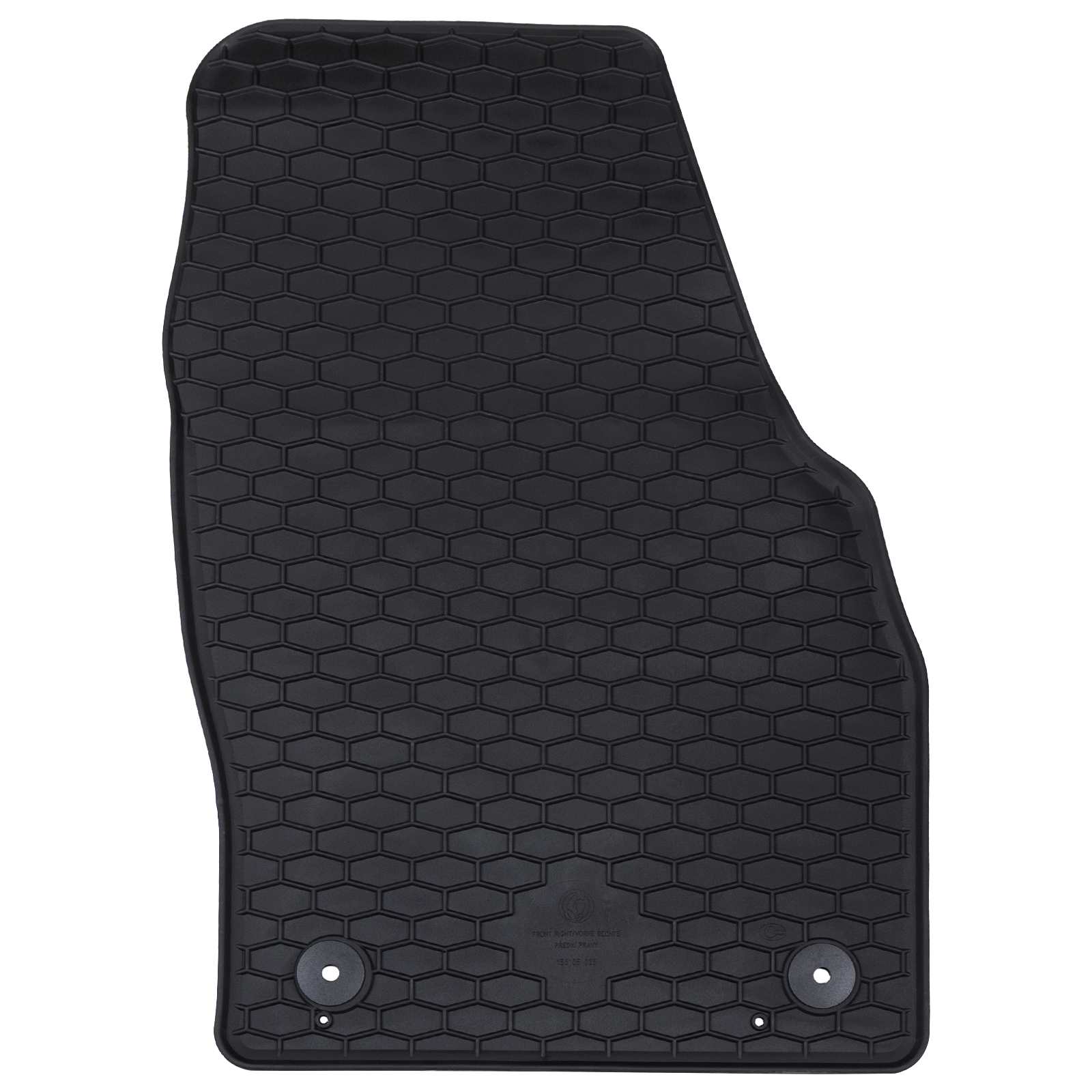 Auton Matto 4 Pcs Musta Kumi