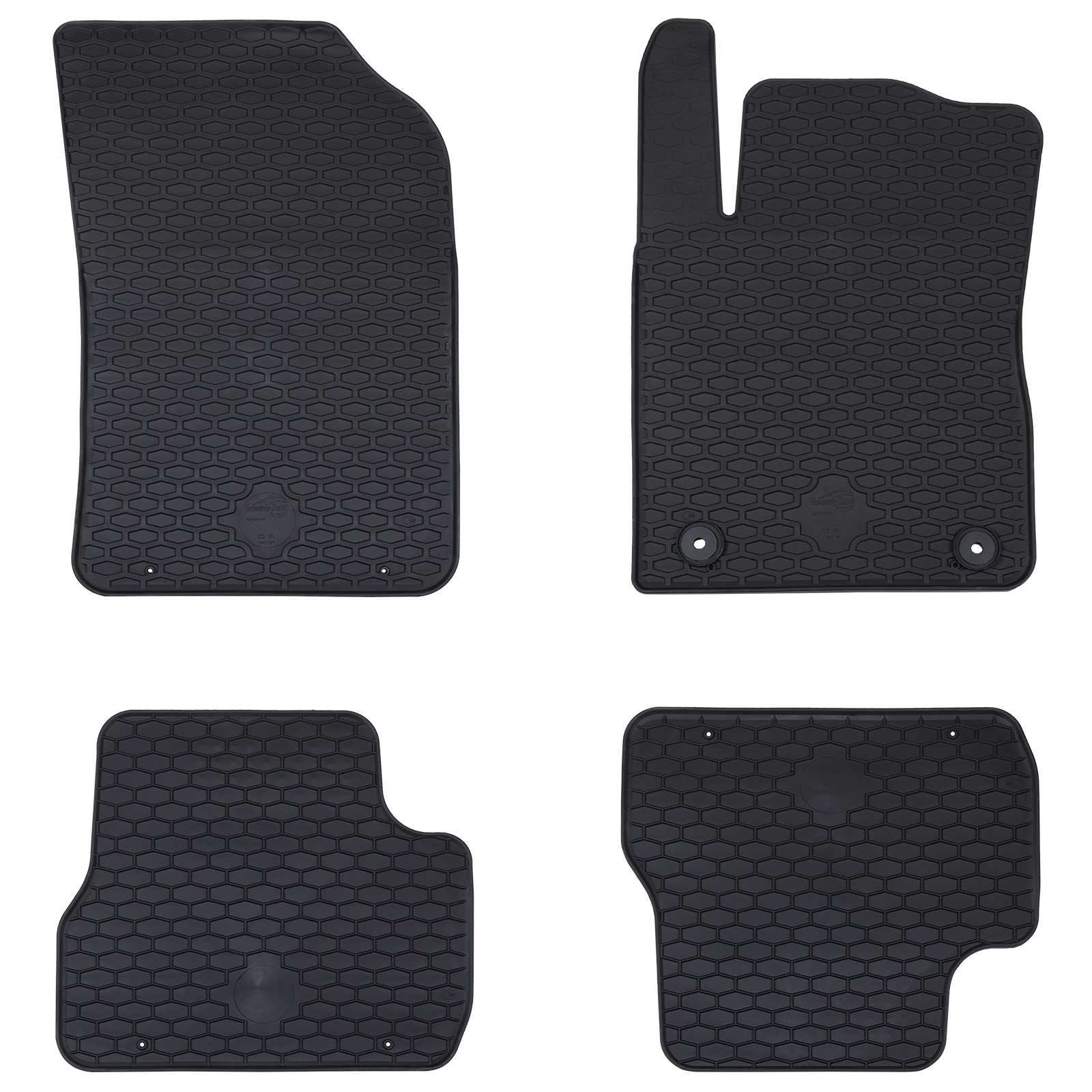 Auton Matto 4 Pcs Musta Sopii C3 2017-2024 Kumi