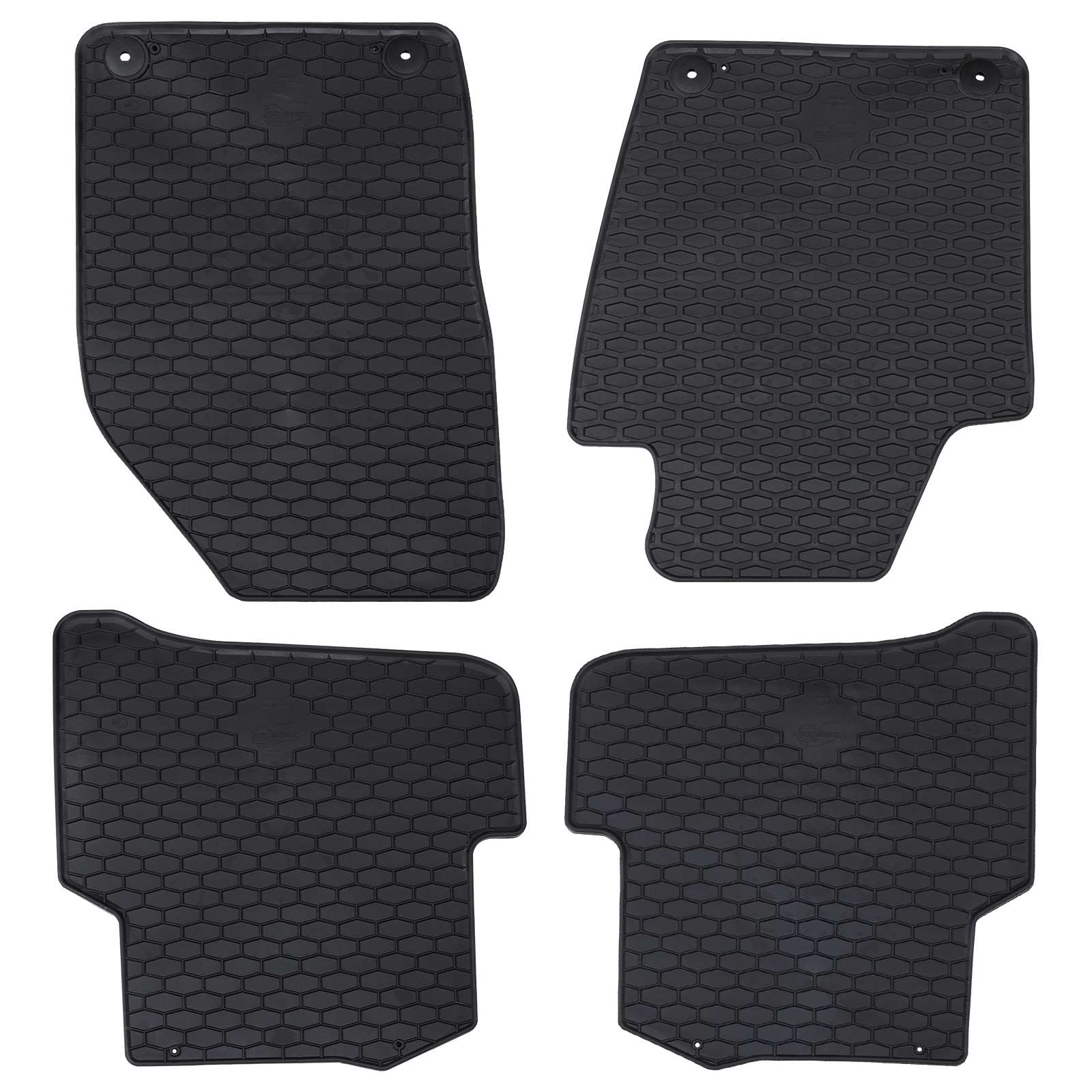 Auton Matto 4 Pcs Musta Sopii Fabia Iii:lle 2014-2022 Kumi