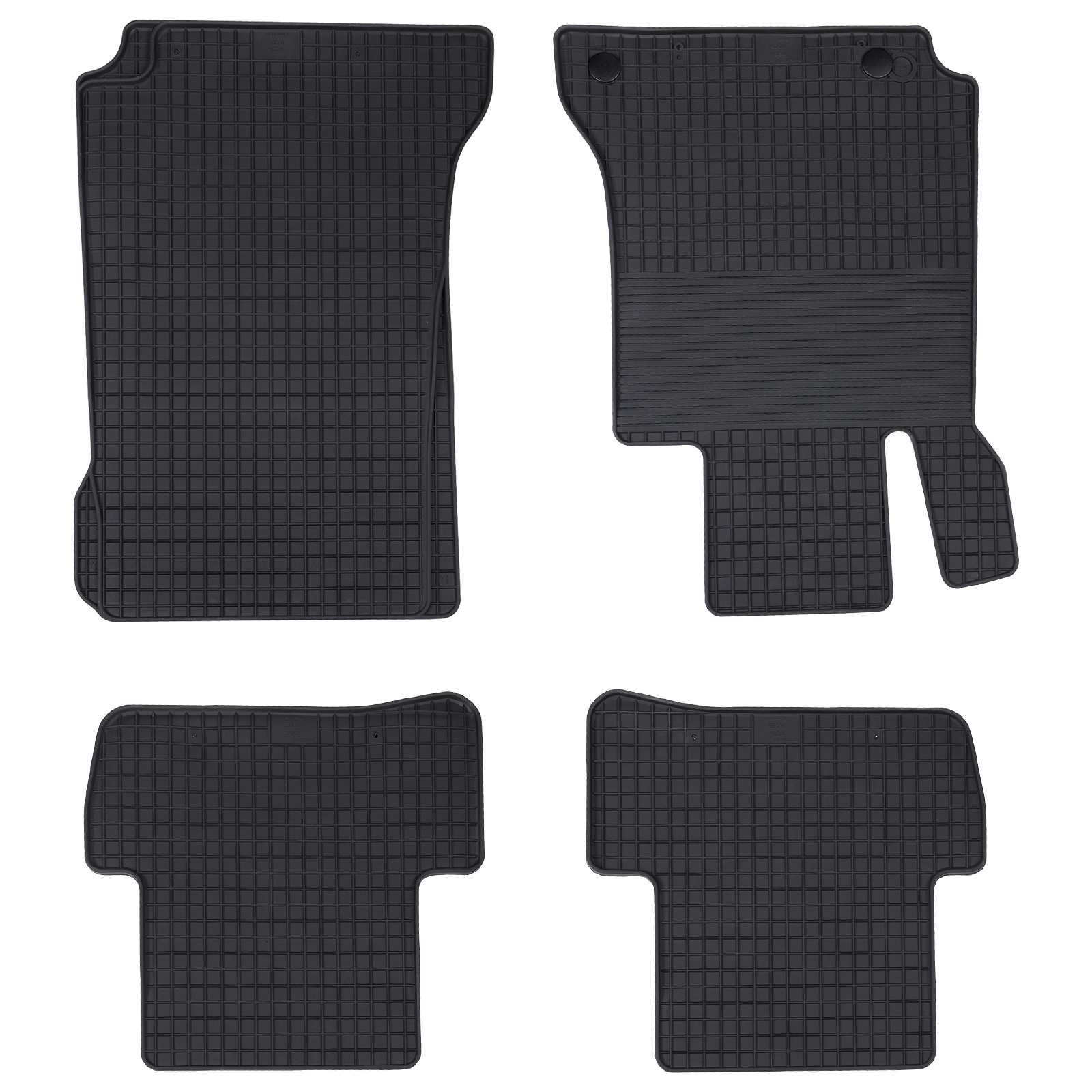 Auton Matto 4 Pcs Musta Sopii C-Luokan W205 2014- 4D Aft Kumi