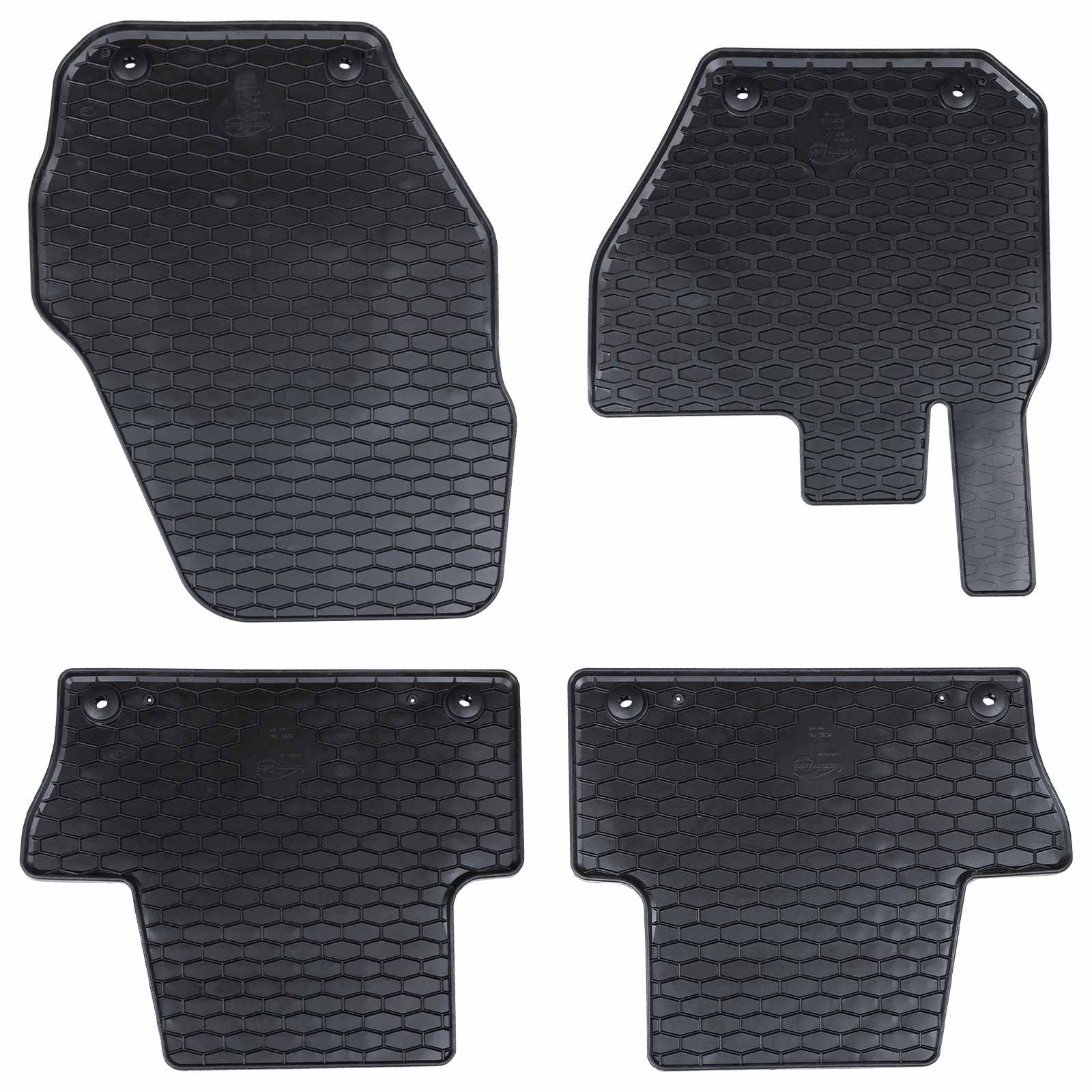 Auton Matto 4 Pcs Musta Sopii Volvo Xc60 2009-2017 Kumi