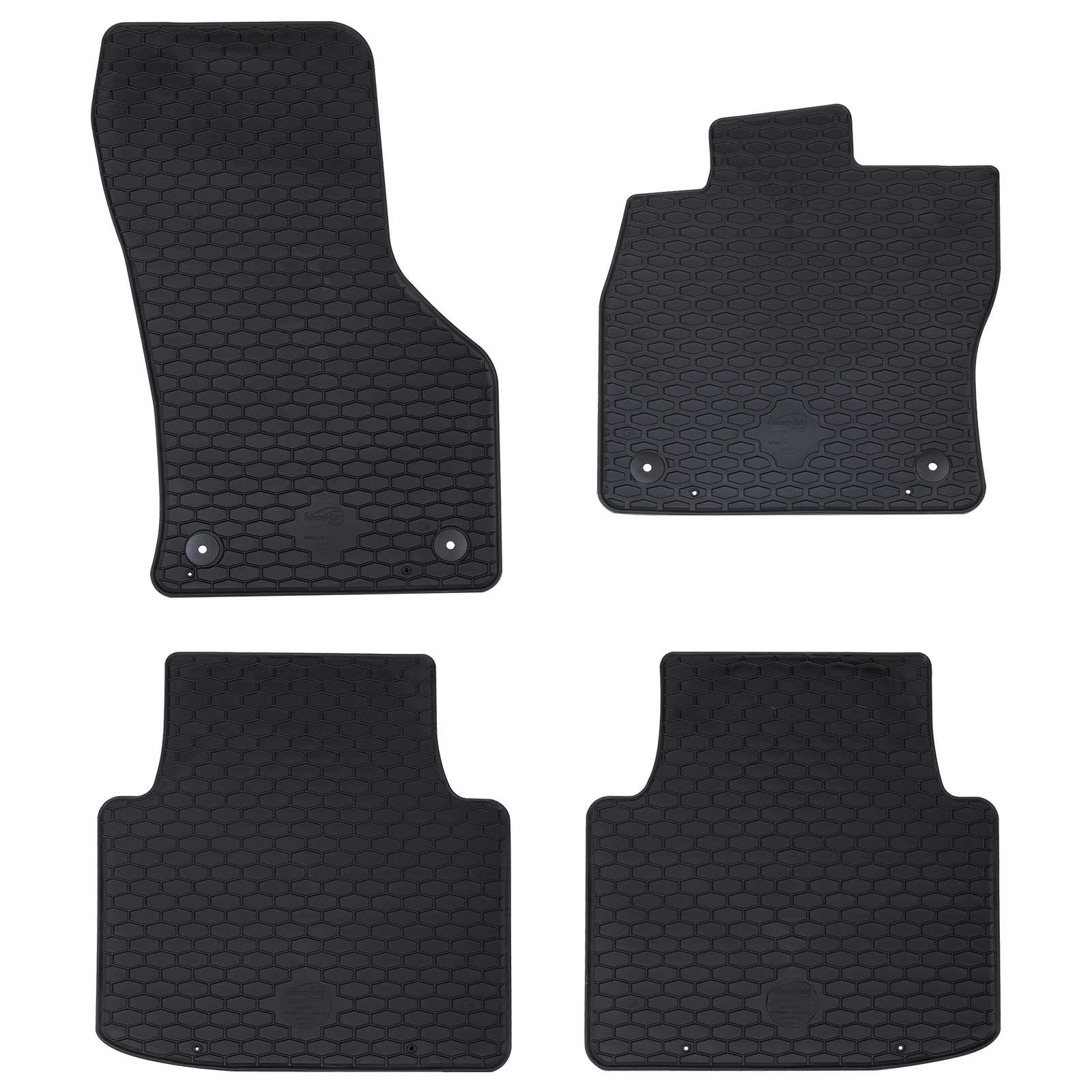 Auton Matto 4 Pcs Musta Sopii Vw Arteon 2017- 4D Aft Kumi