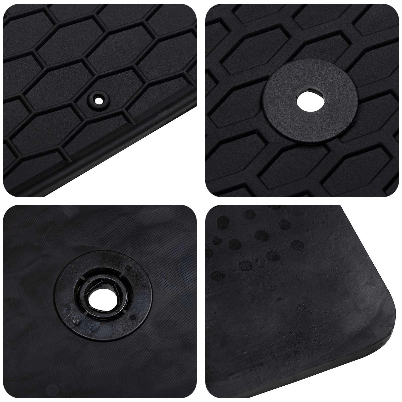 Auton Matto 4 Pcs Musta Sopii Captur 2020- Kumi