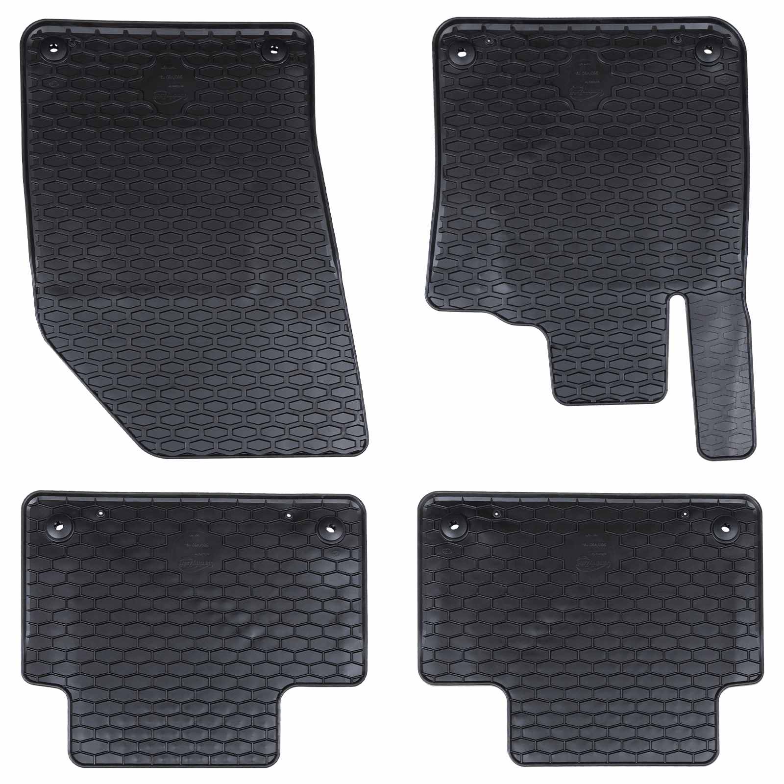 Auton Matto 4 Pcs Musta Sopii Volvo S60 / V60 2019- 4D Aft Kumi