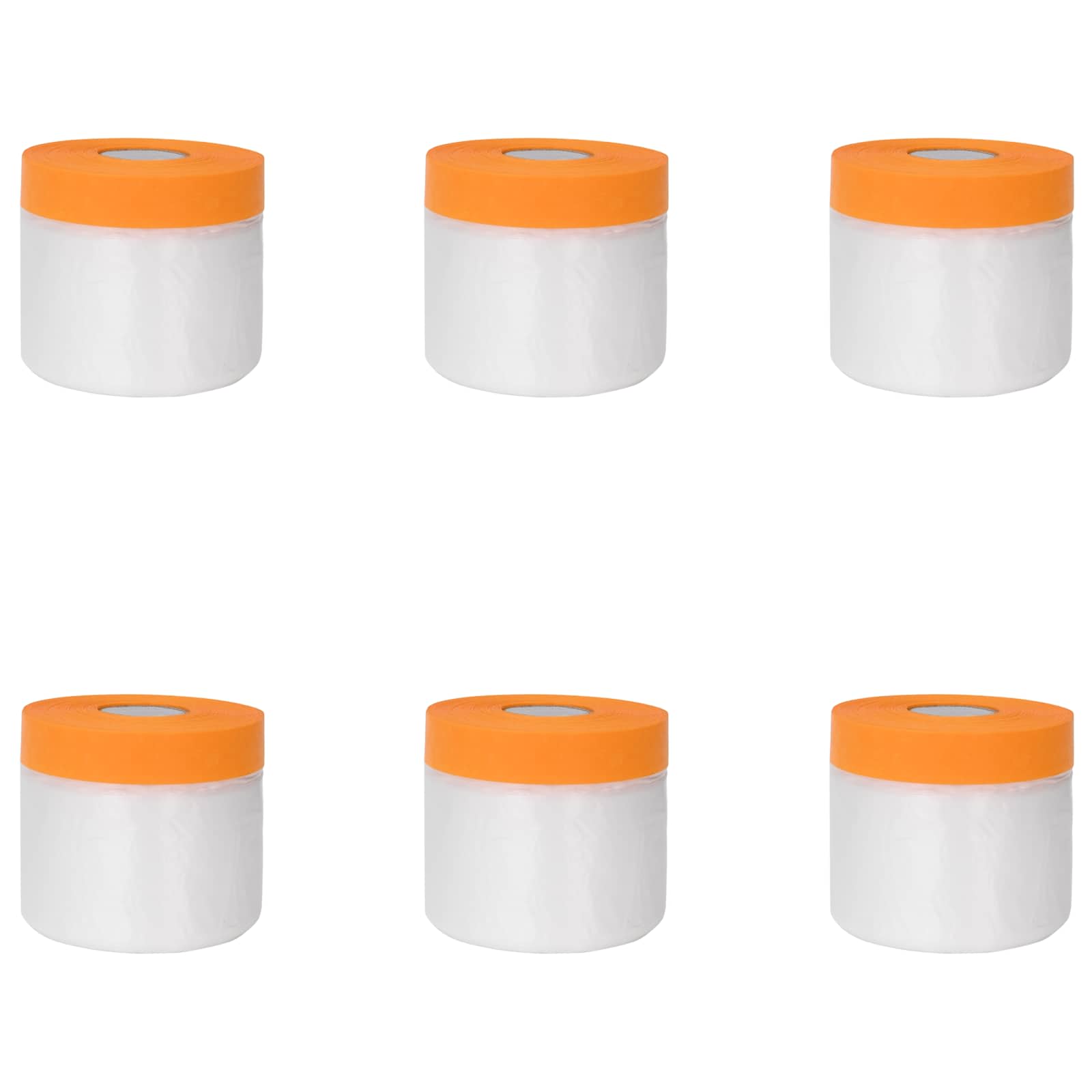 Pölysuojus Liimateipillä 6 Pcs Läpinäkyvä 55 X 3300 Cm Hdpe