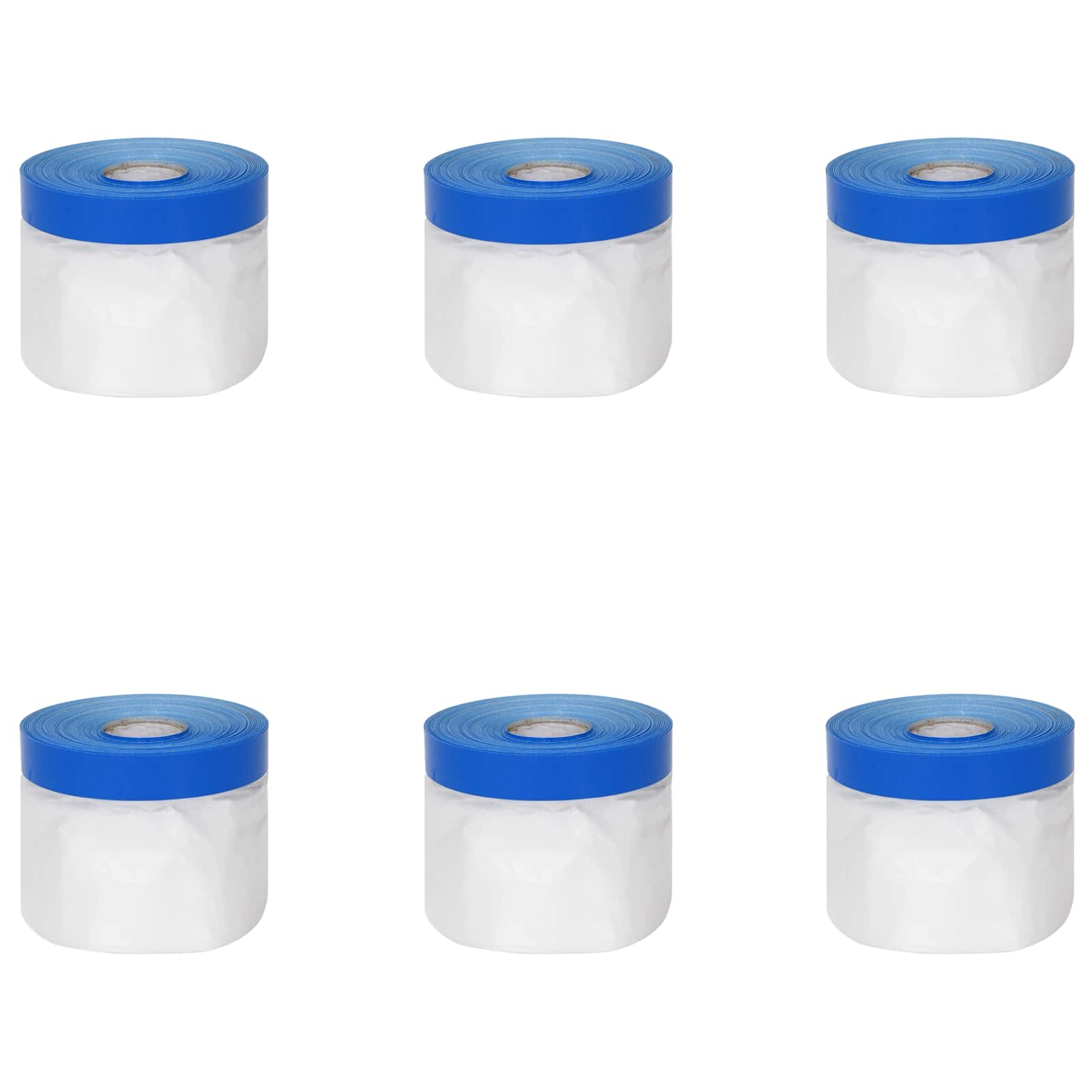 Liimattava Suojakalvo 6 Pcs Läpinäkyvä Ja Sininen 55 X 2000 Cm