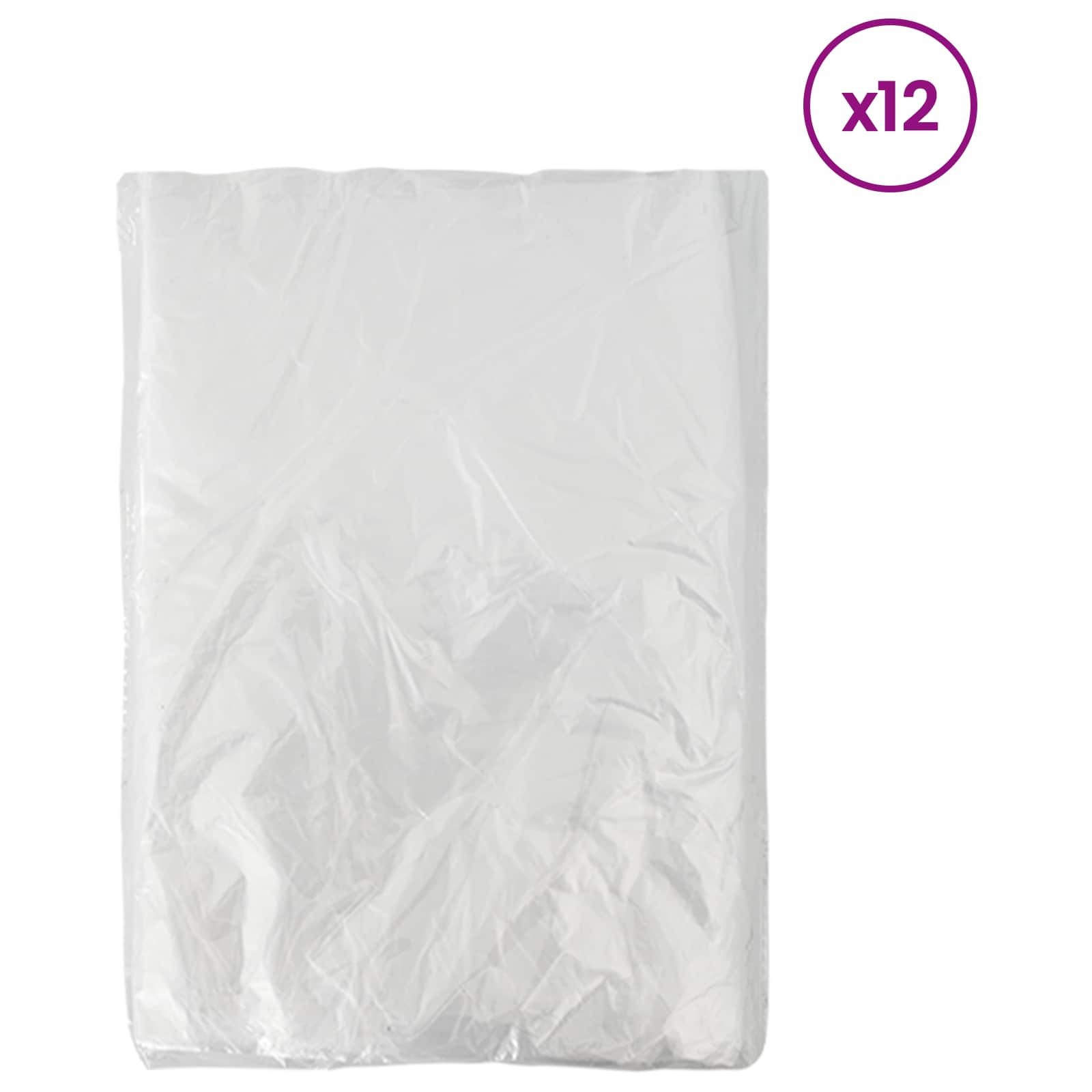 Pölyarkki 12 Pcs Läpinäkyvä 400 X 500 Cm Hdpe