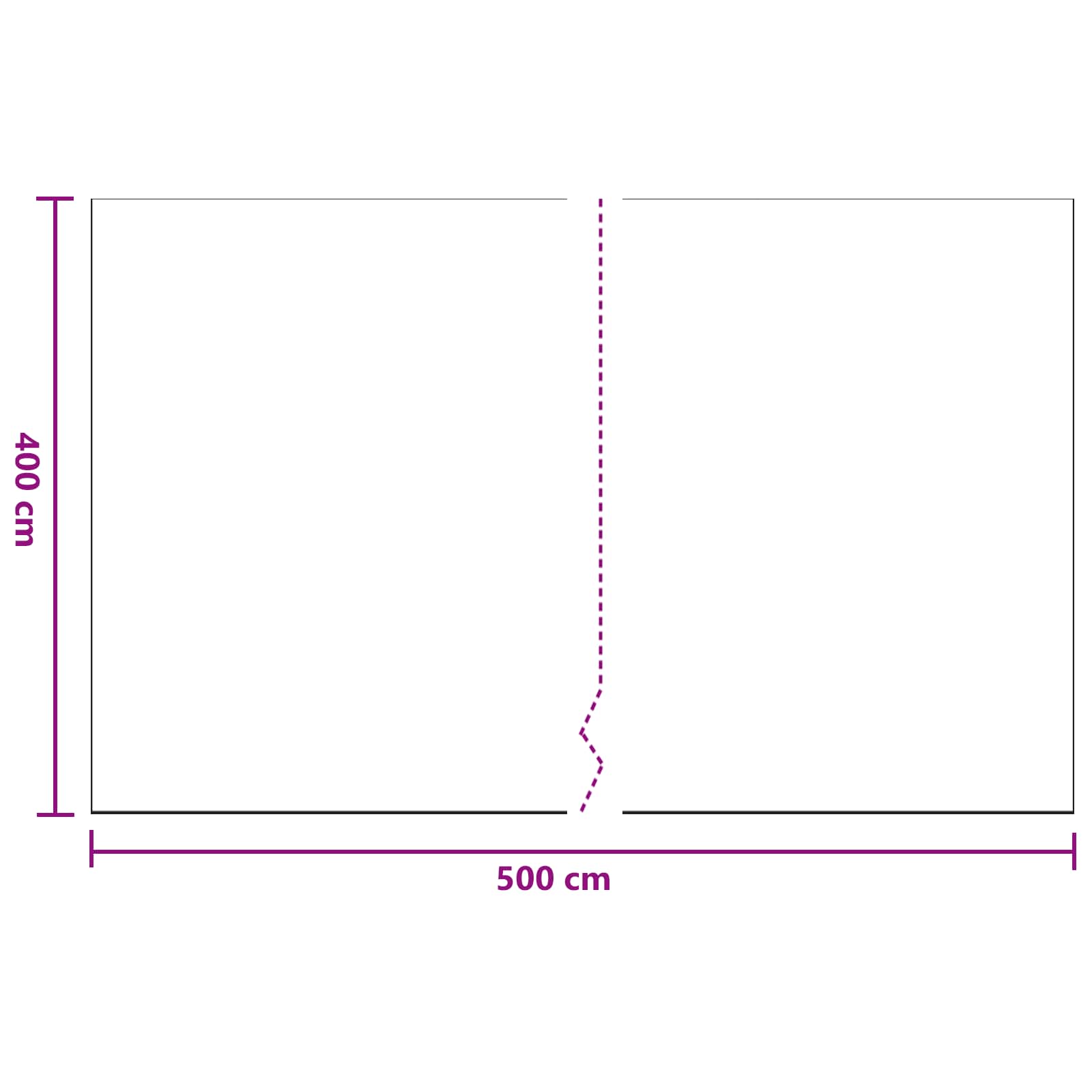 Pölyarkki 12 Pcs Läpinäkyvä 400 X 500 Cm Hdpe