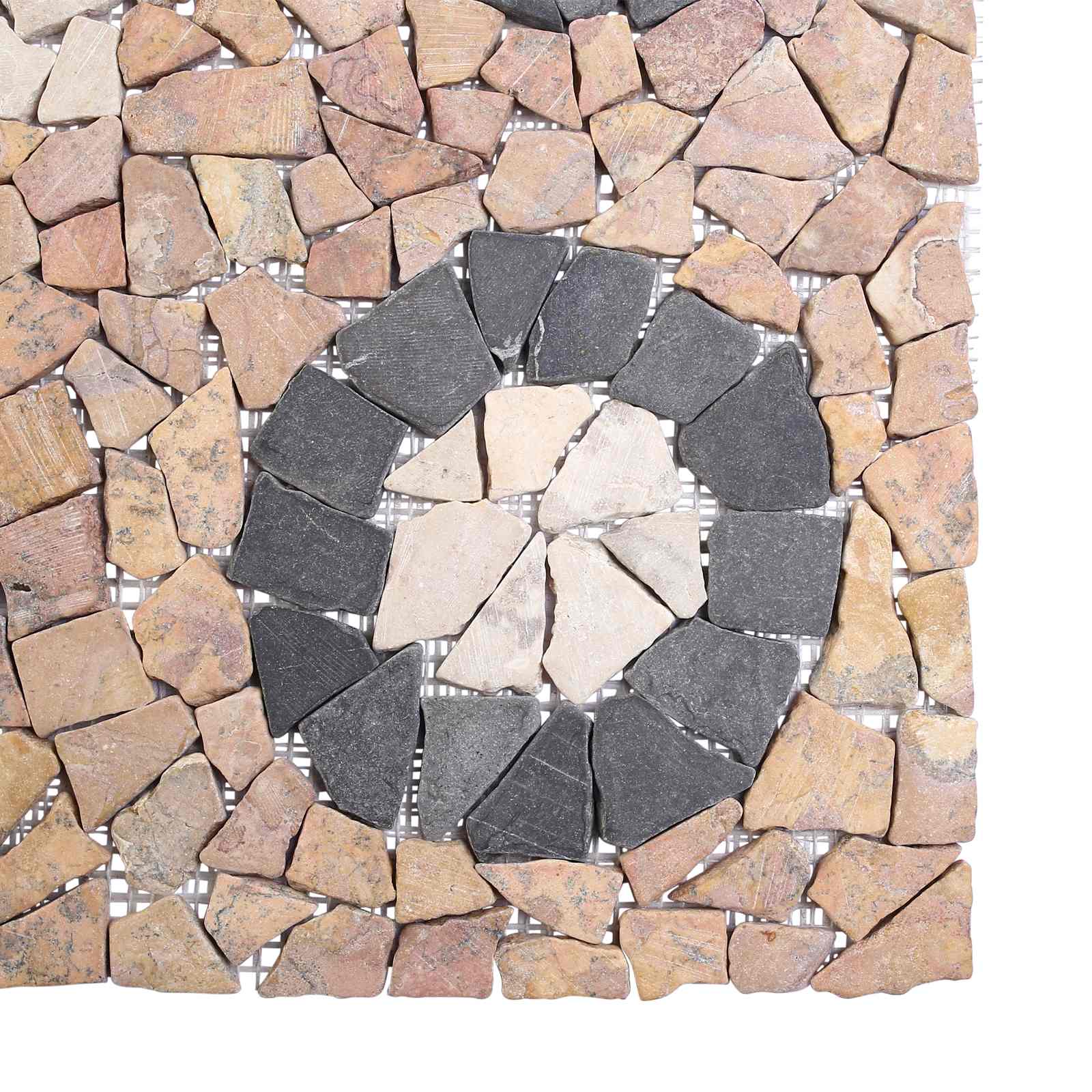 Mosaiikkilaatat Kuviolla Monivärinen 120 X 120 Cm Marmori
