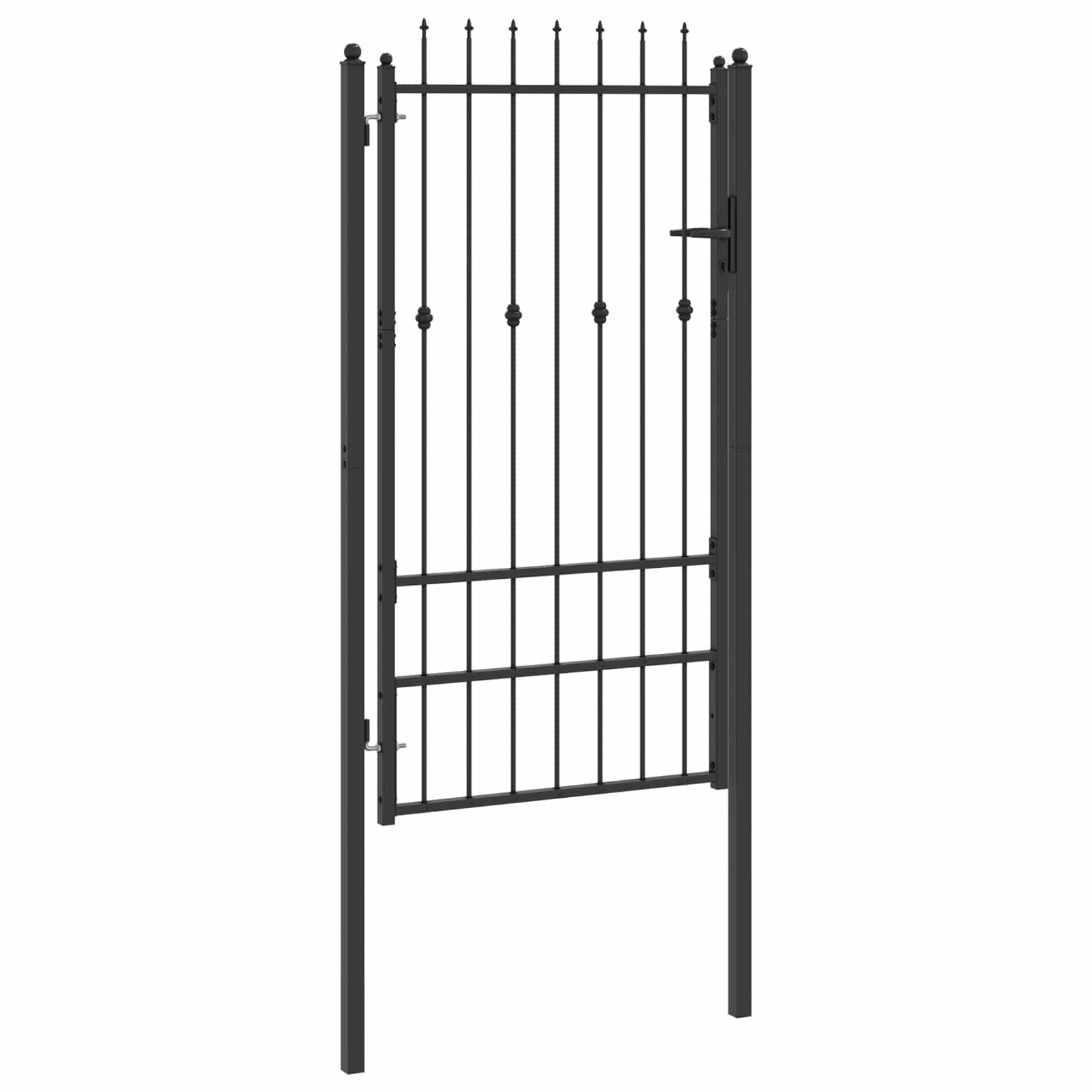Aitausportti Horst 100 X 175 Cm Metalli Musta Lukittava