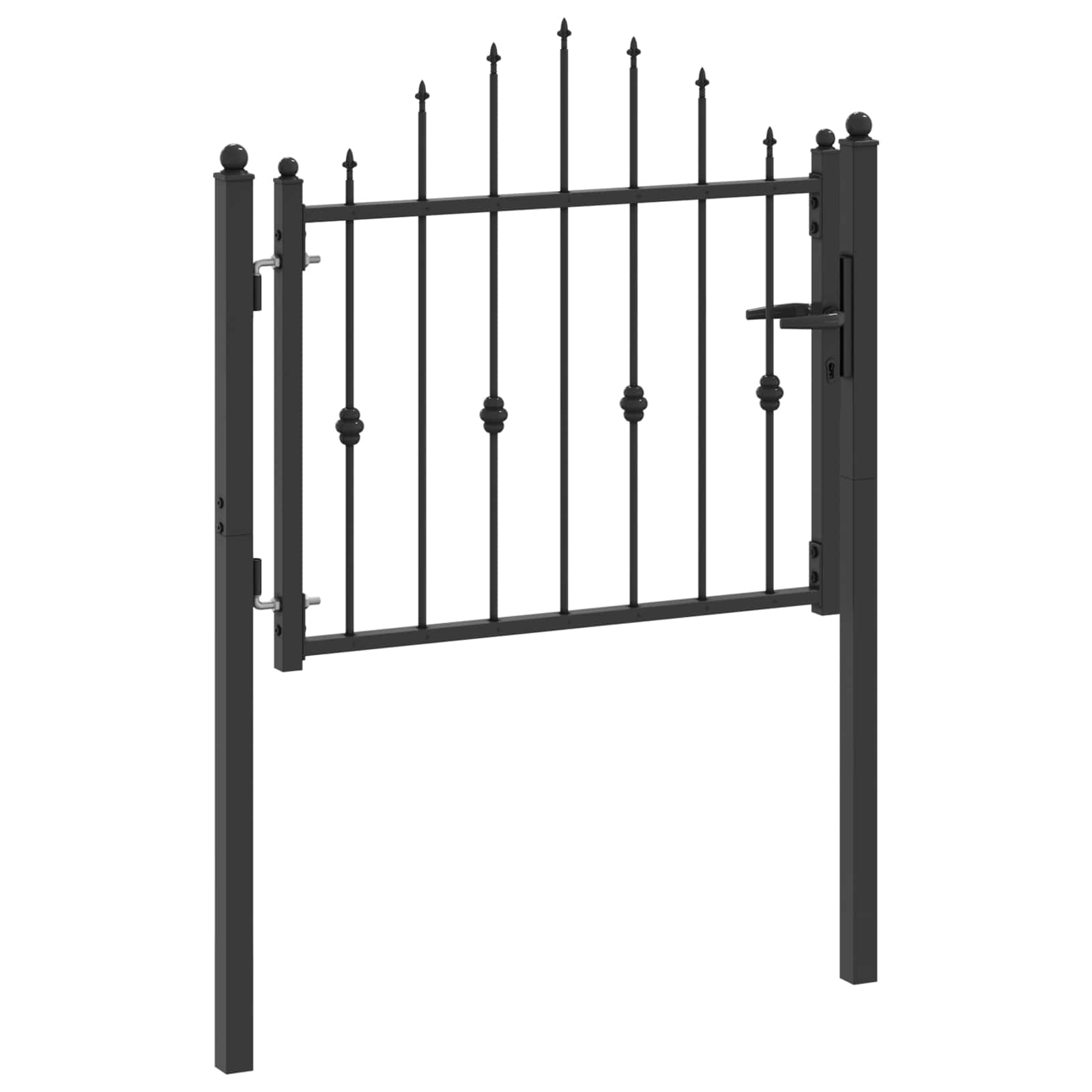 Aitausportti Horst 100 X 75 Cm Metalli Musta Lukittava