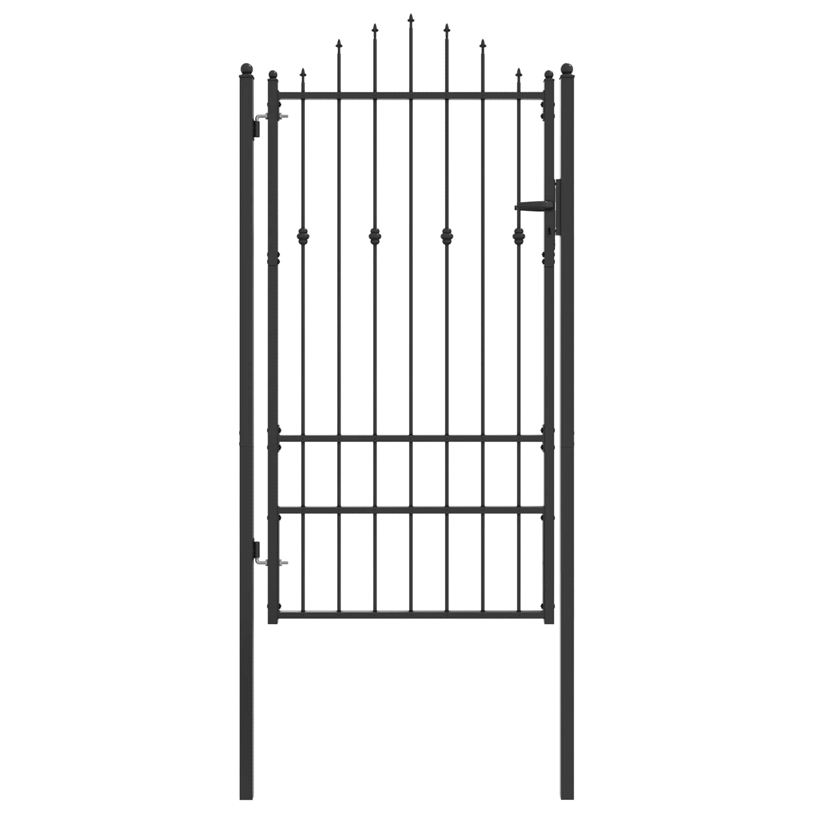 Aitausportti Horst 100 X 175 Cm Metalli Musta Lukittava