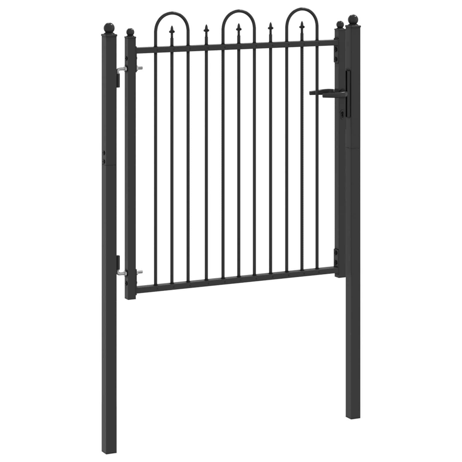Aitausportti Horst 100 X 100 Cm Metalli Musta Lukittava