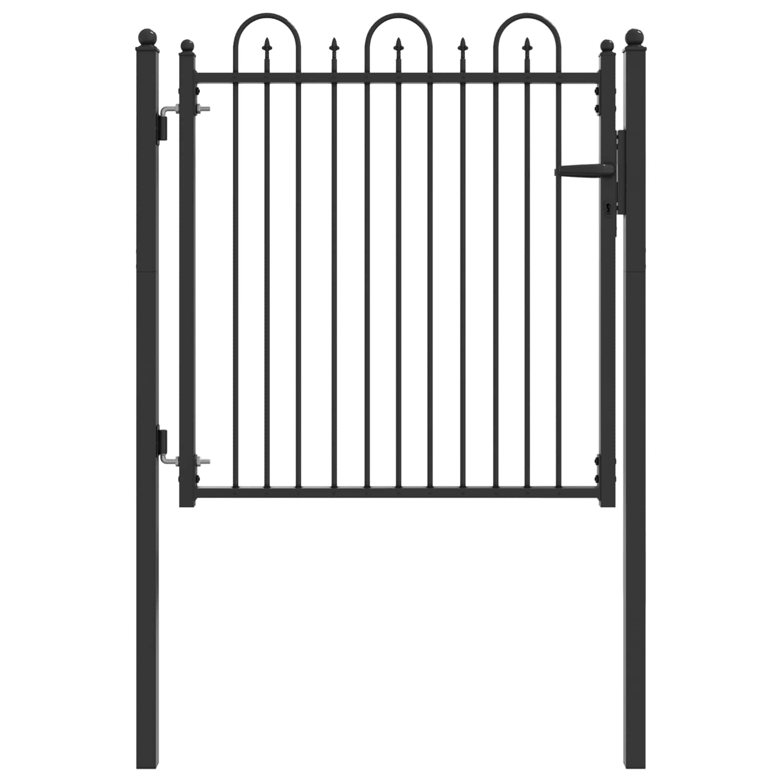 Aitausportti Horst 100 X 100 Cm Metalli Musta Lukittava