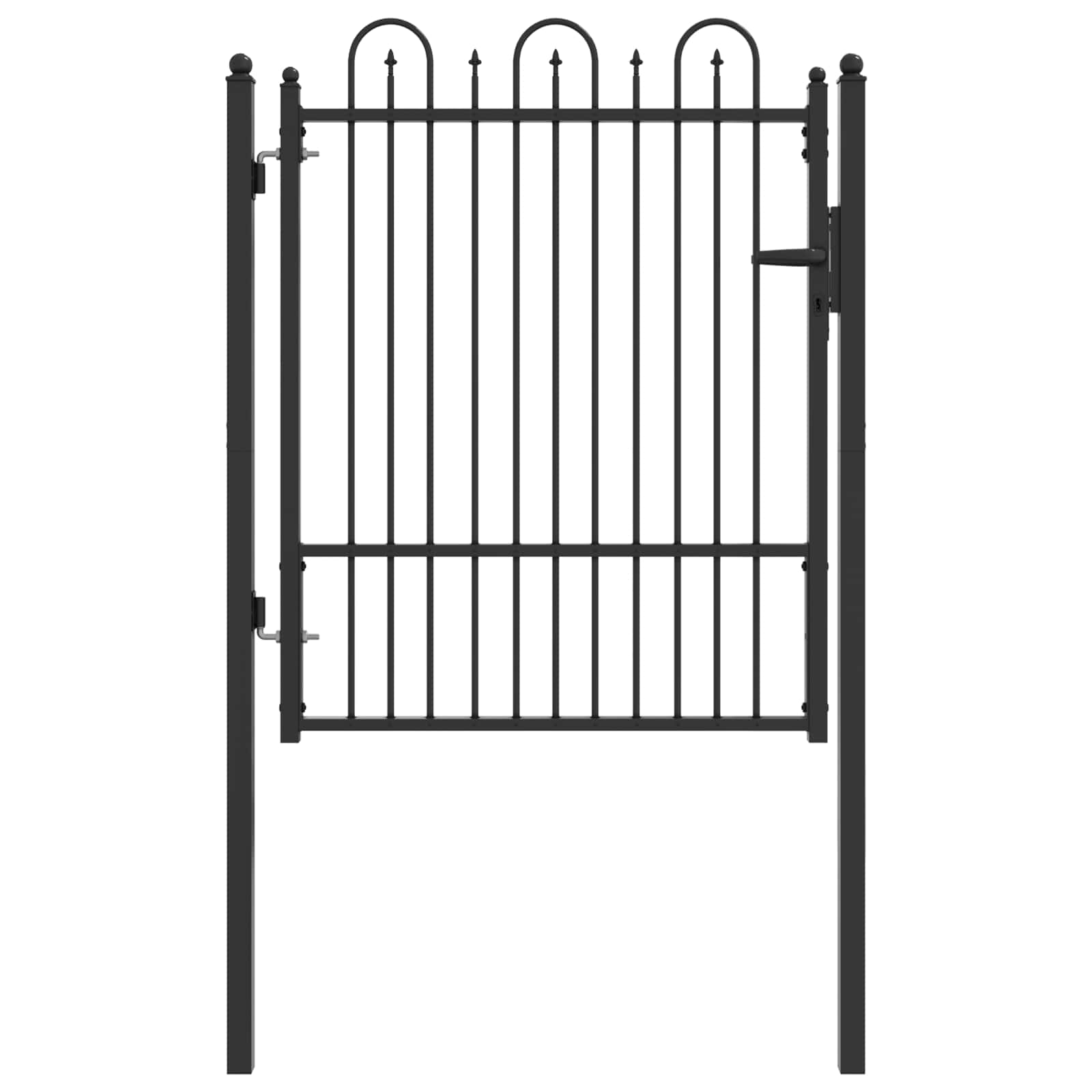 Aitausportti Horst 100 X 125 Cm Metalli Musta Lukittava