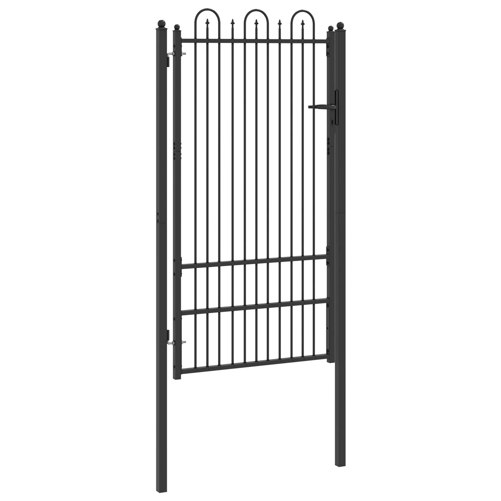 Aitausportti Horst 100 X 175 Cm Teräs Musta Lukittava