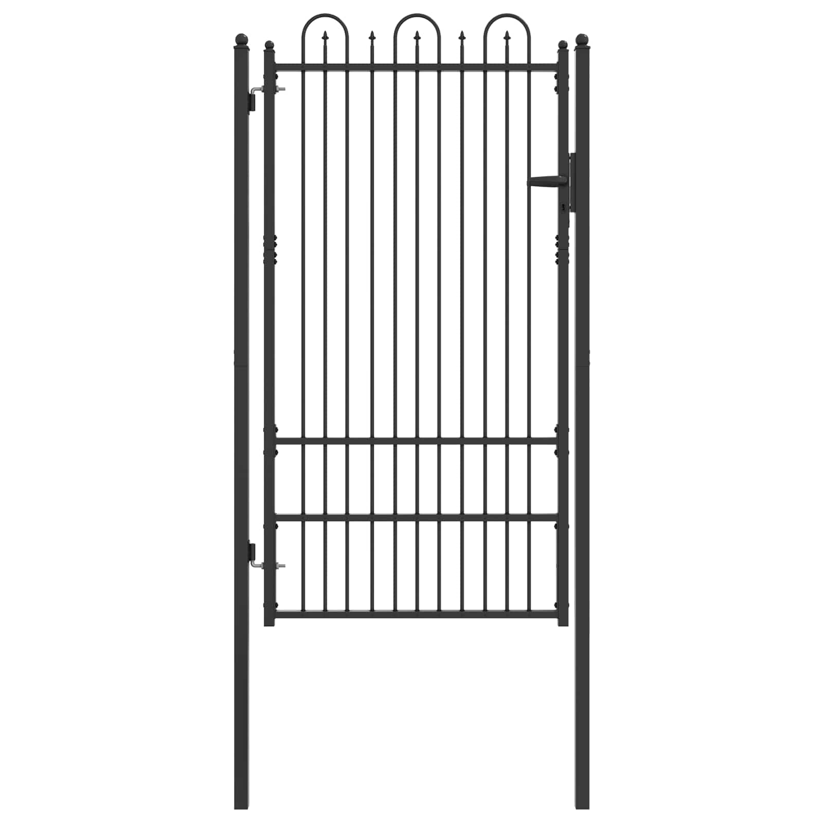 Aitausportti Horst 100 X 175 Cm Teräs Musta Lukittava