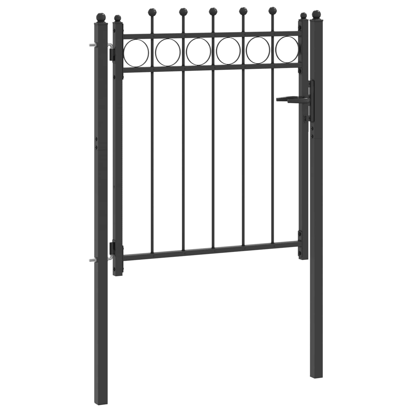 Aitausportti Horst 100 X 100 Cm Metalli Musta Lukittava