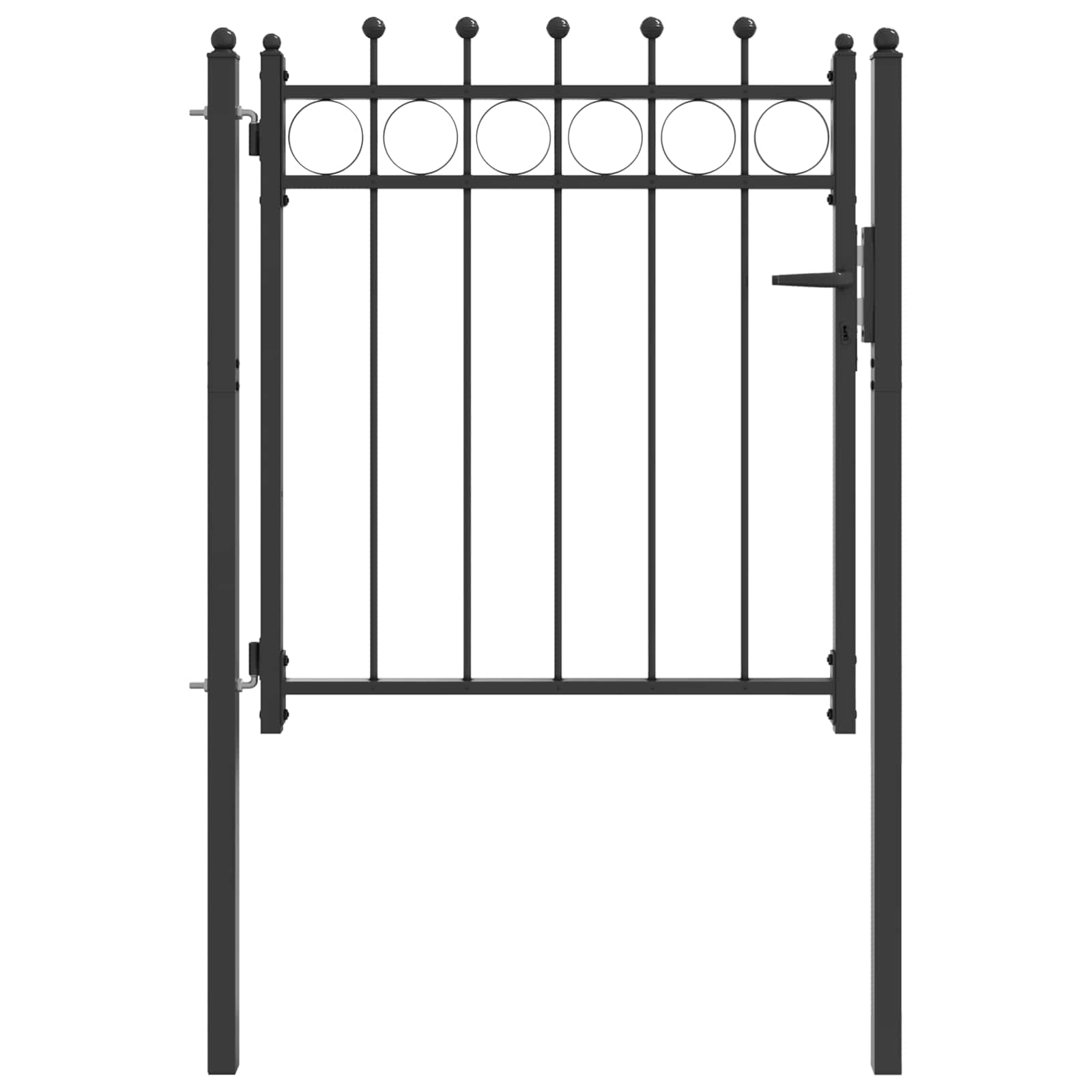Aitausportti Horst 100 X 100 Cm Metalli Musta Lukittava