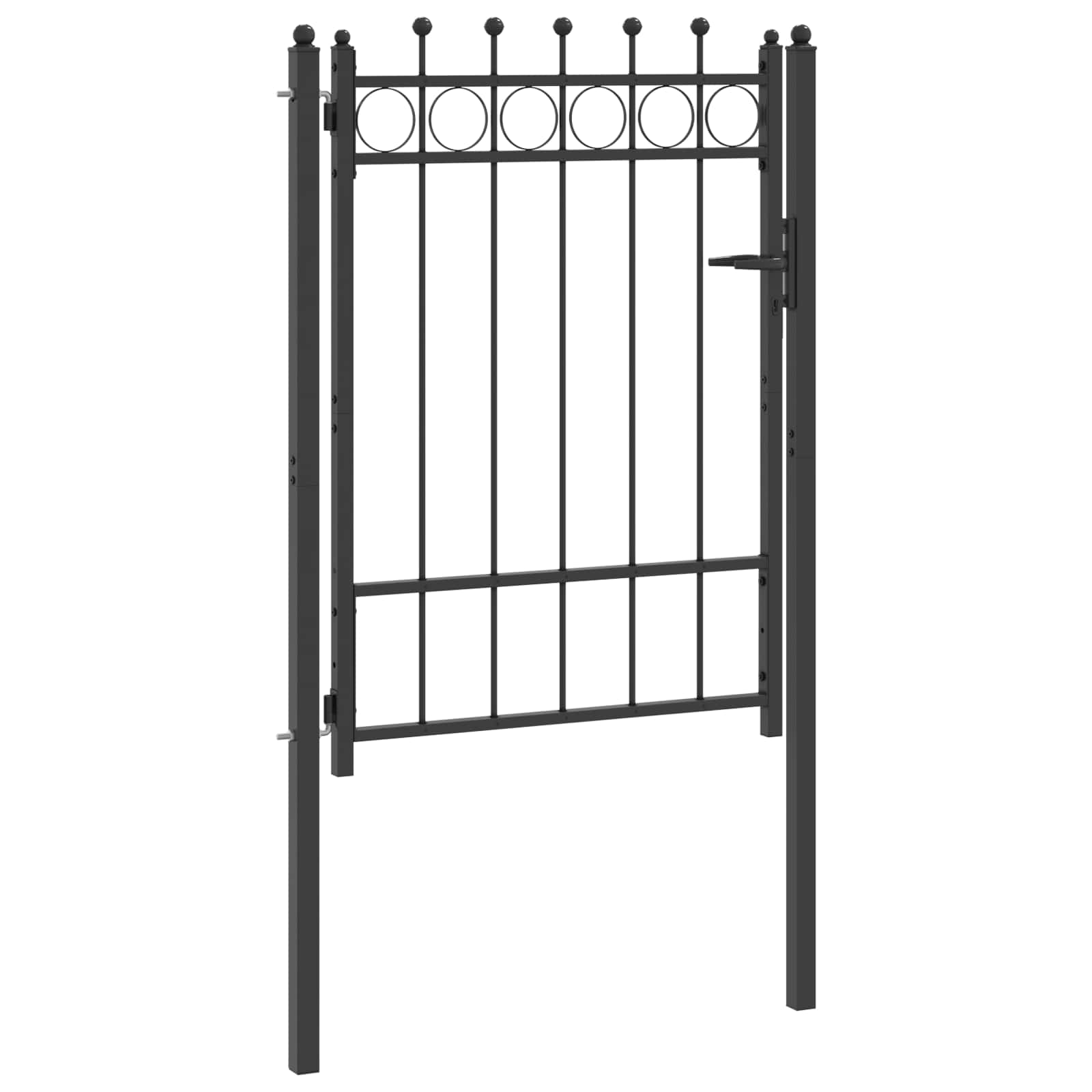 Aitausportti Horst 100 X 125 Cm Metalli Musta Lukittava