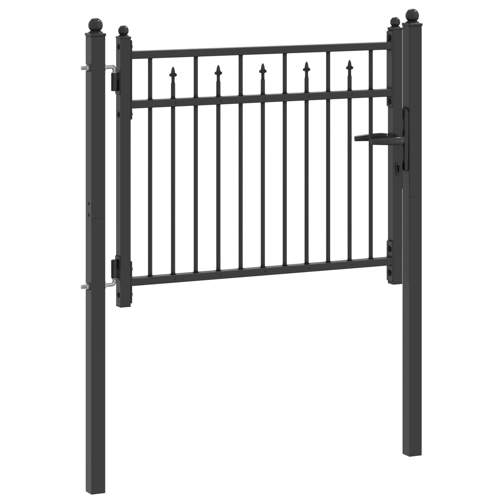 Aitausportti Horst 100 X 75 Cm Metalli Musta Lukittava