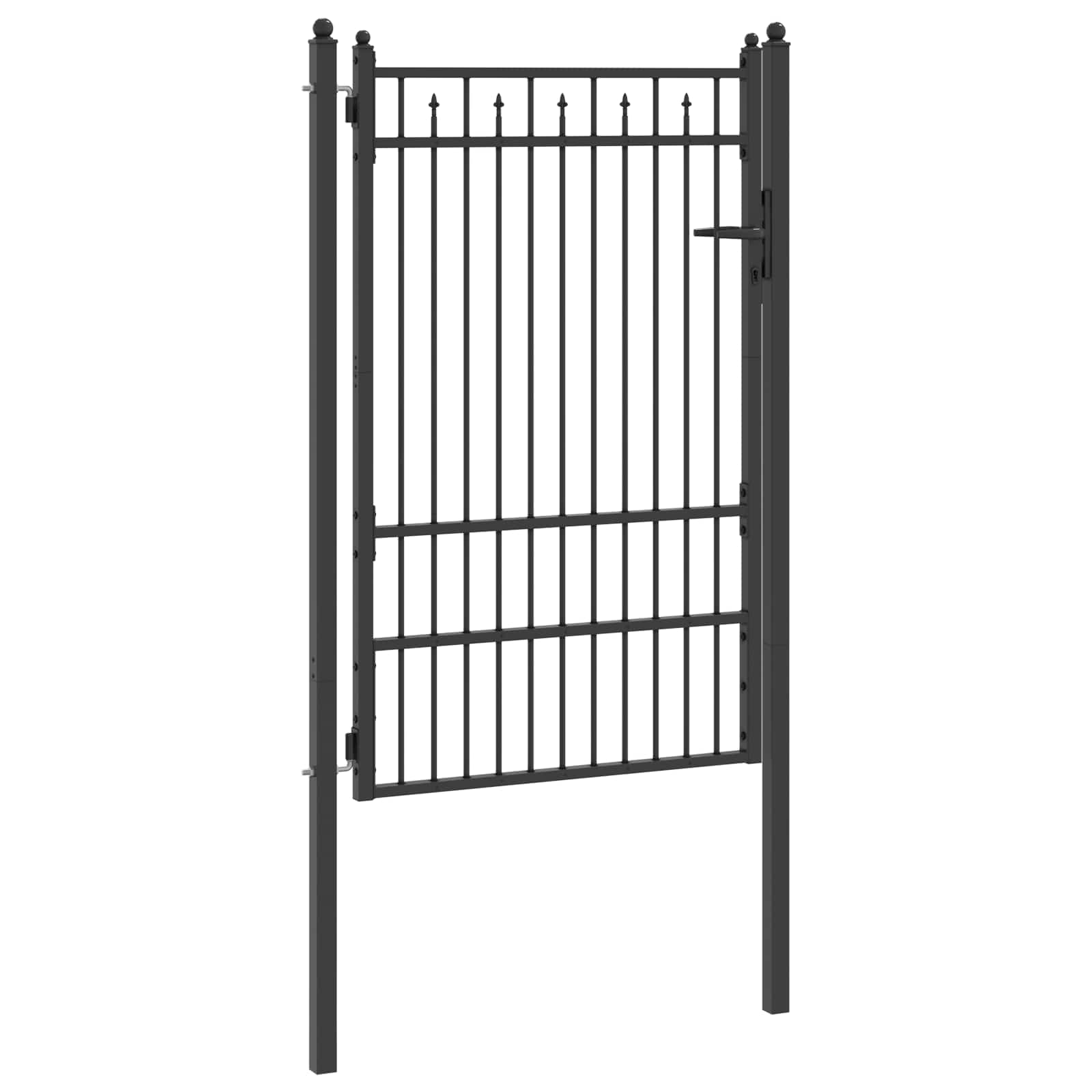 Aitausportti Horst 100 X 150 Cm Metalli Musta Lukittava