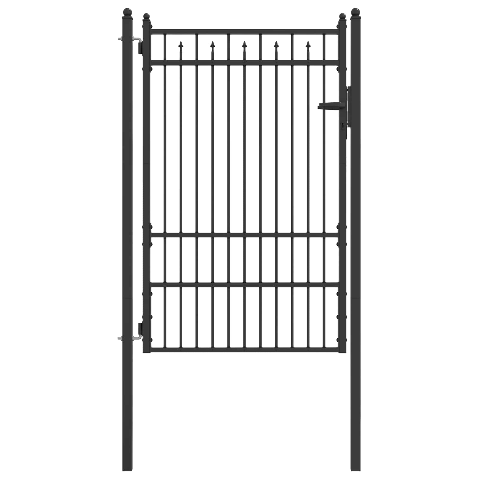 Aitausportti Horst 100 X 150 Cm Metalli Musta Lukittava