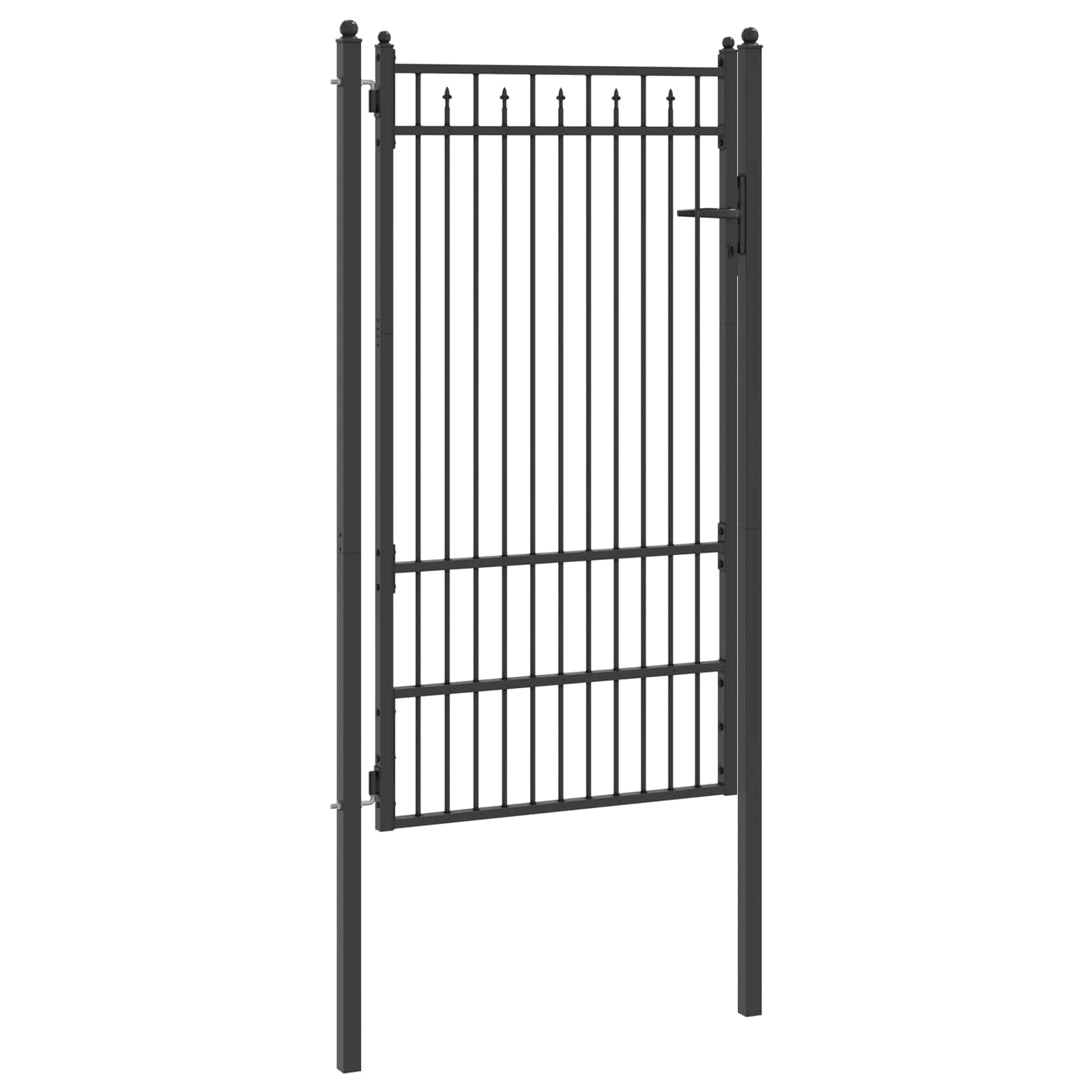 Aitausportti Horst 100 X 175 Cm Metalli Musta Lukittava