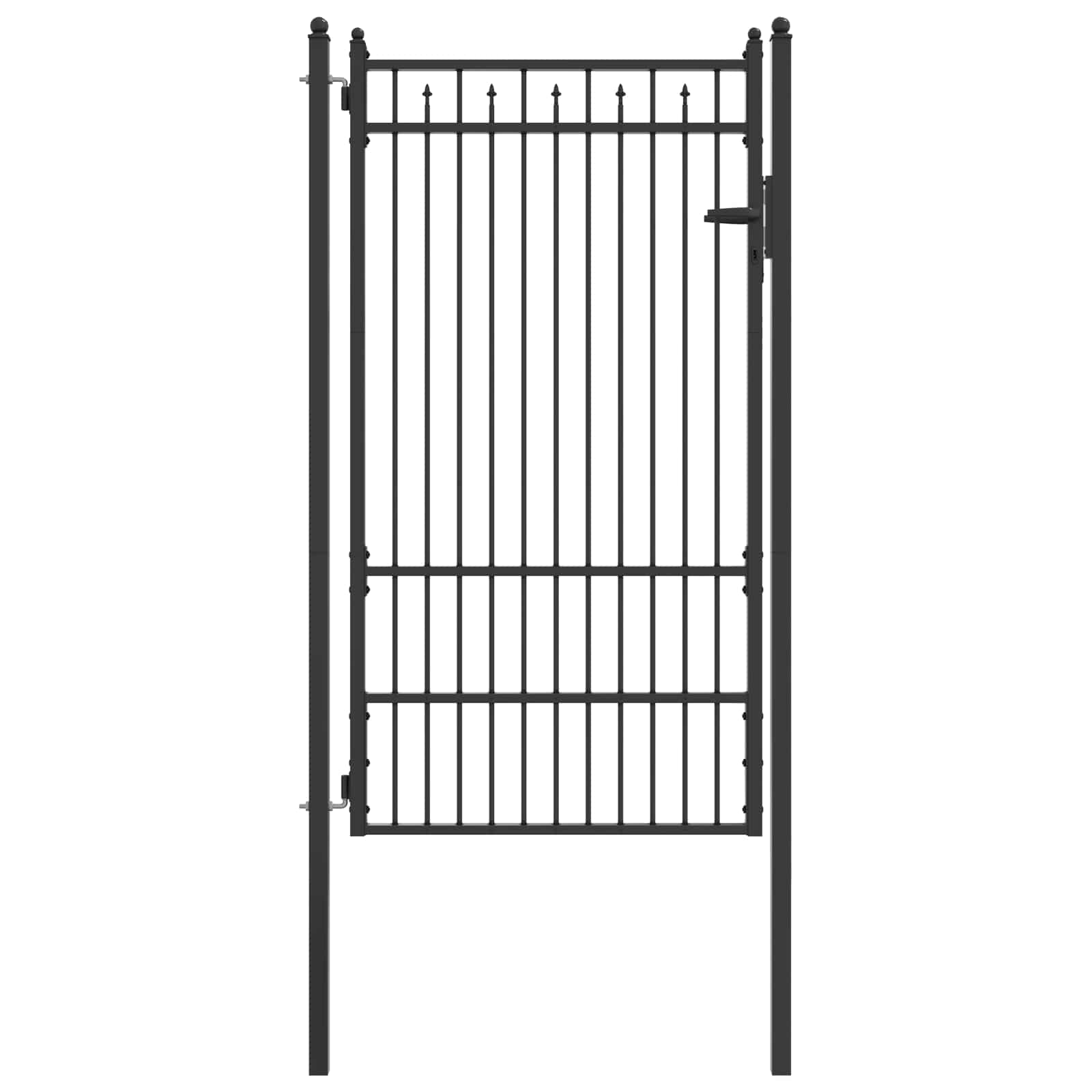 Aitausportti Horst 100 X 175 Cm Metalli Musta Lukittava