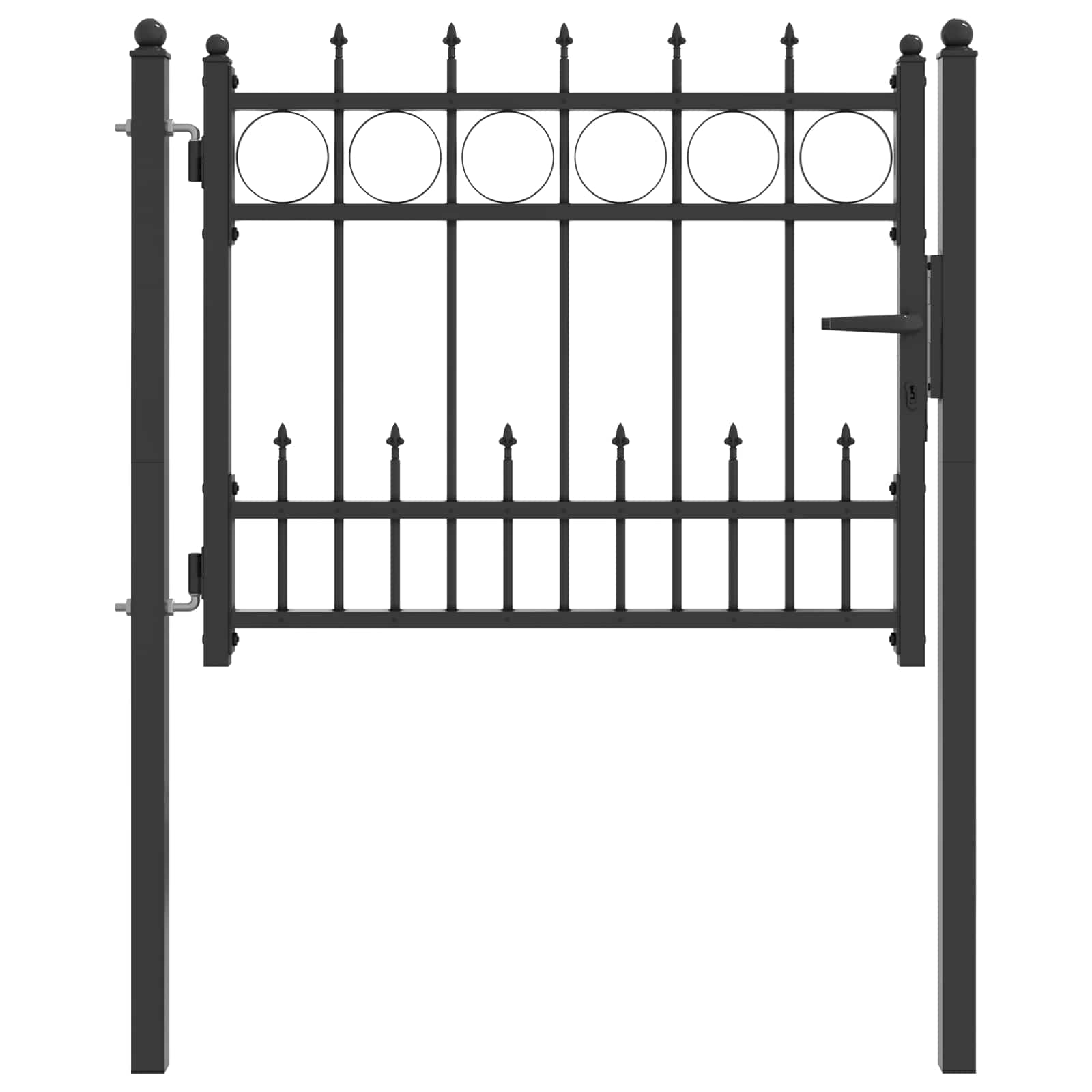 Aitausportti Horst 100 X 75 Cm Metalli Musta Lukittava