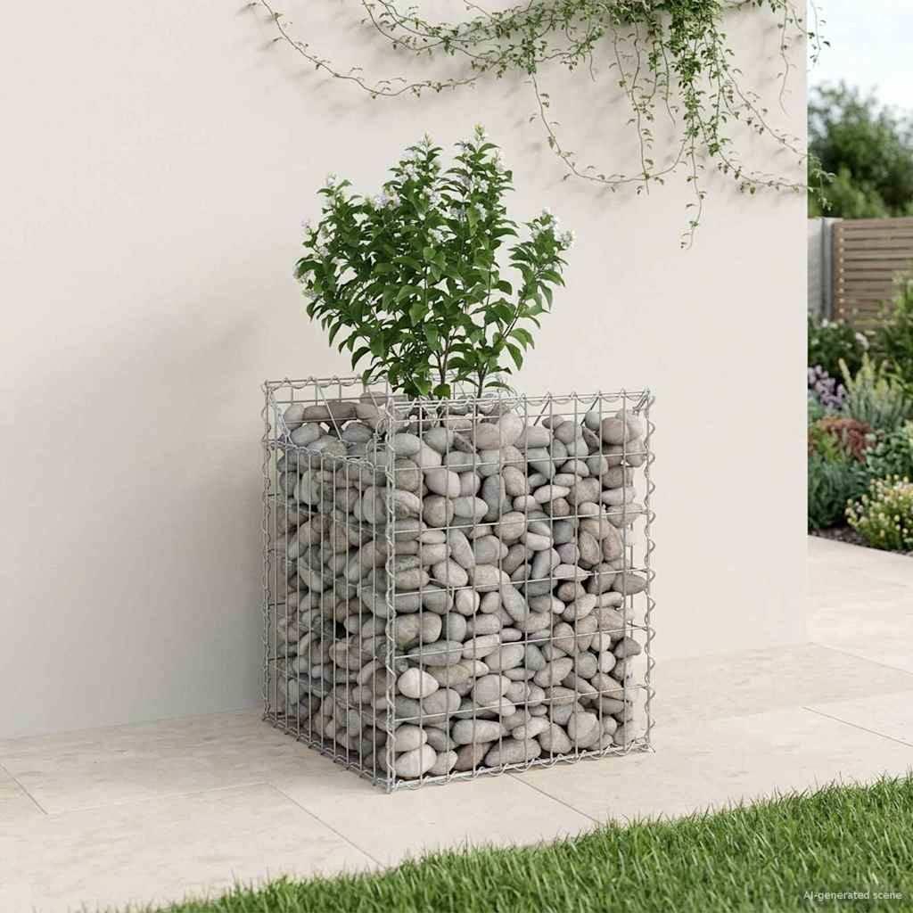 Gabion Kohotettu Peti Hopea