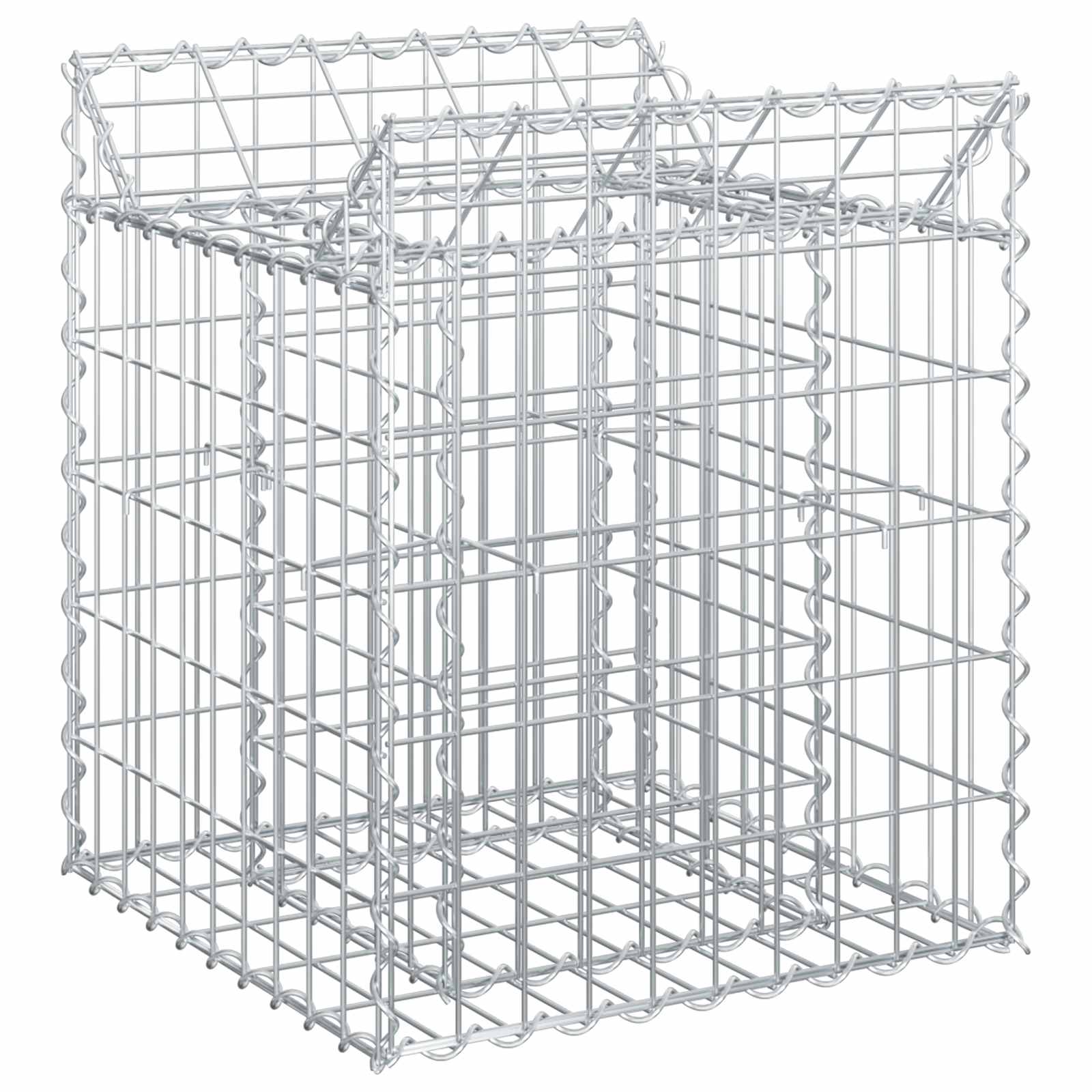 Gabion Kohotettu Peti Hopea