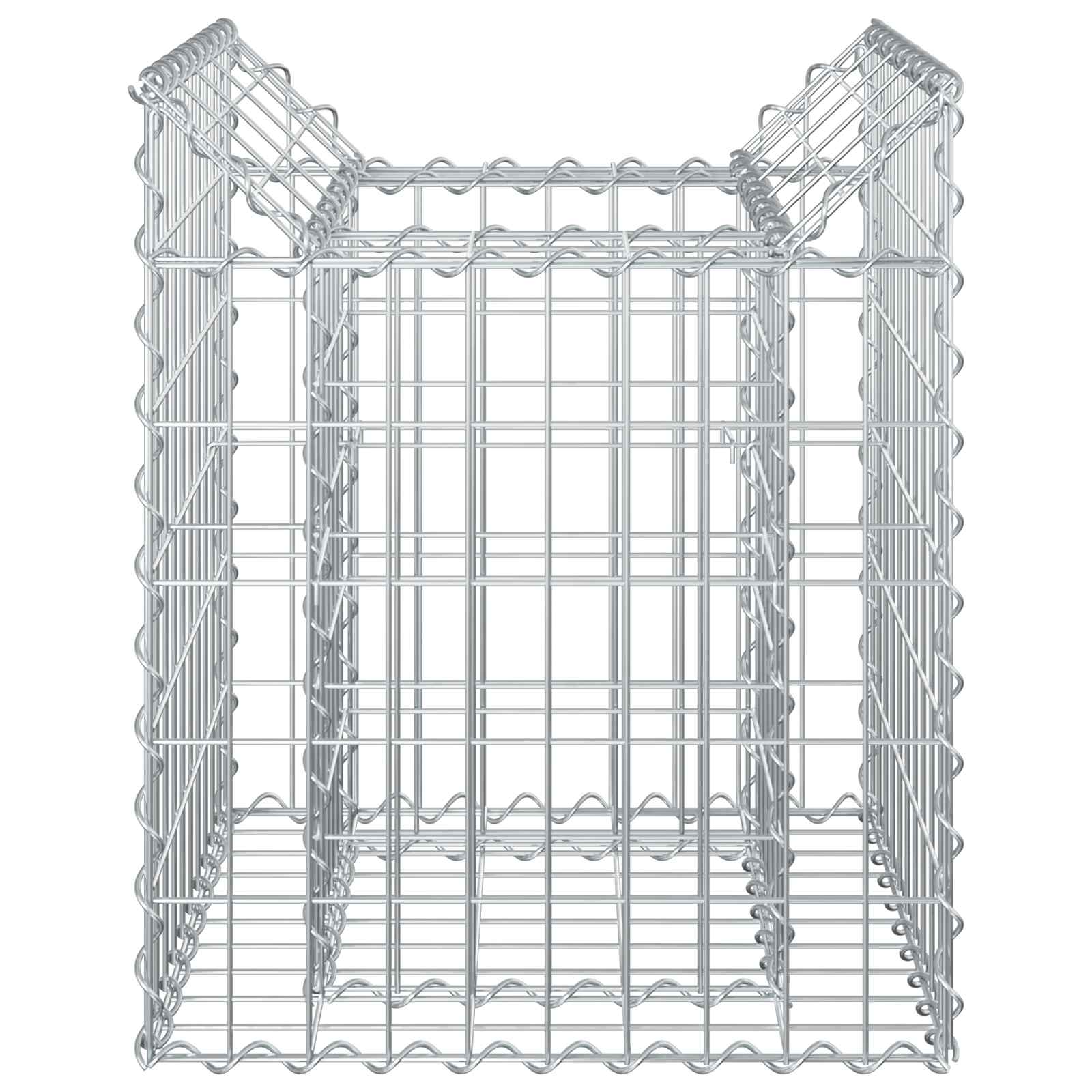 Gabion Kohotettu Peti Hopea