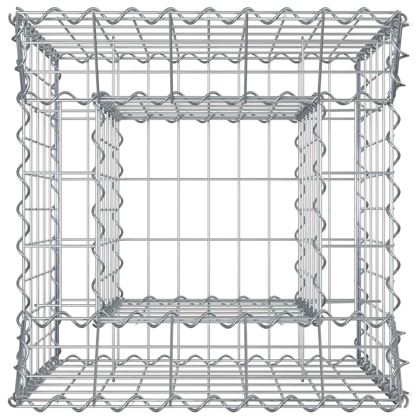 Gabion Kohotettu Peti Hopea