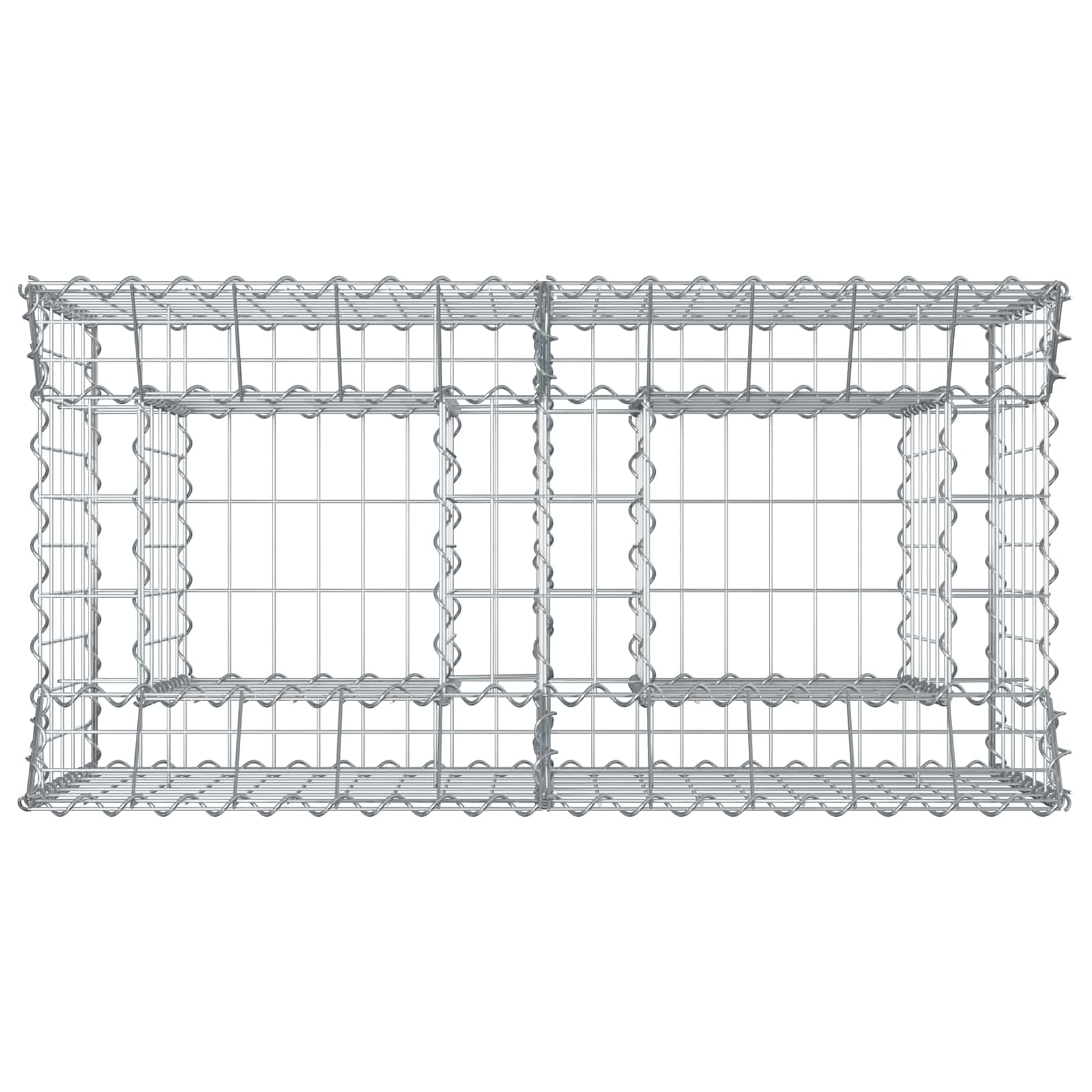 Gabion Kohotettu Peti Hopea