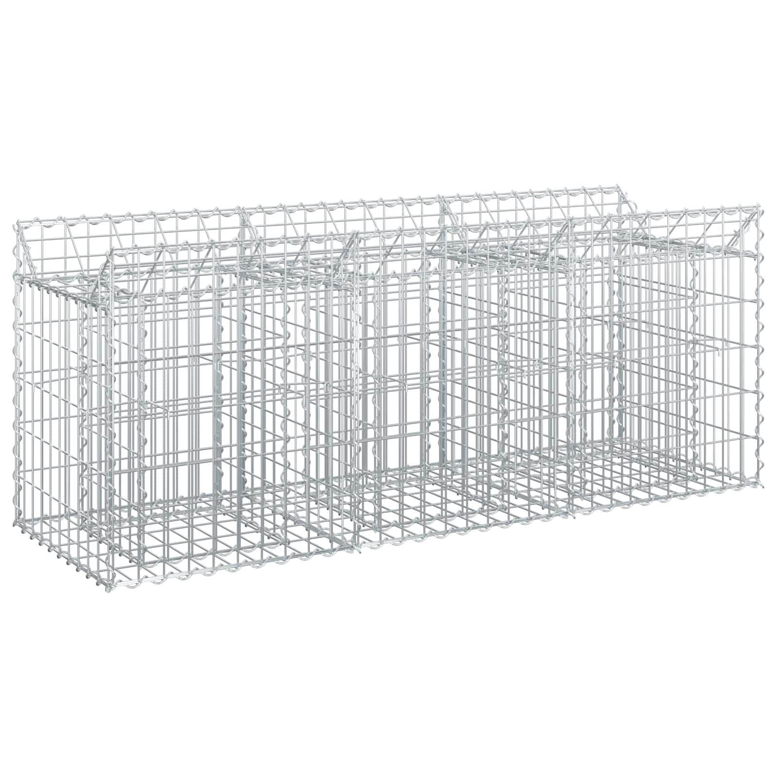 Gabion Kohotettu Peti Hopea