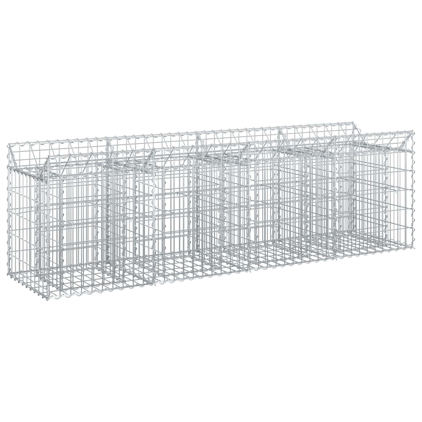 Gabion Kohotettu Peti Hopea