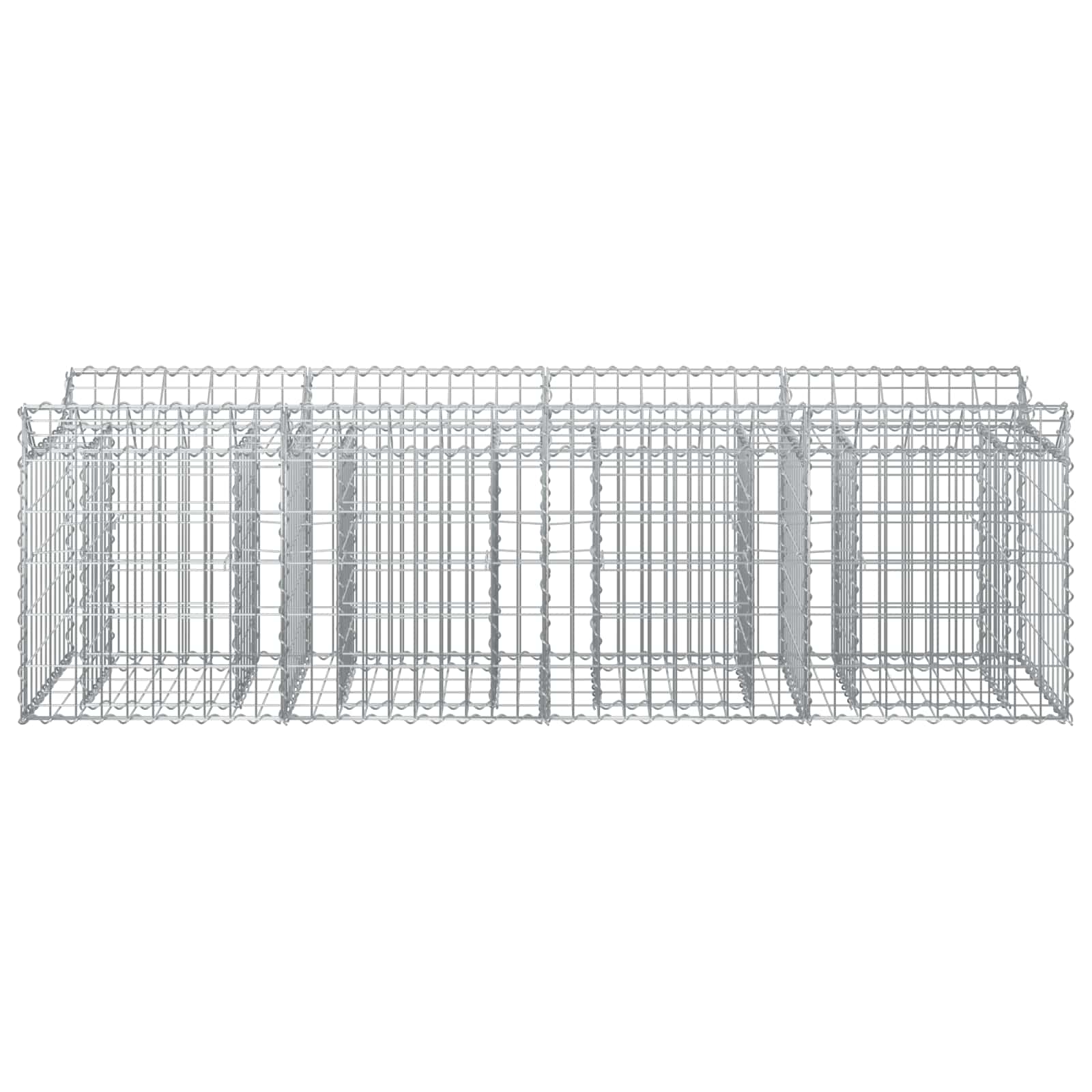 Gabion Kohotettu Peti Hopea