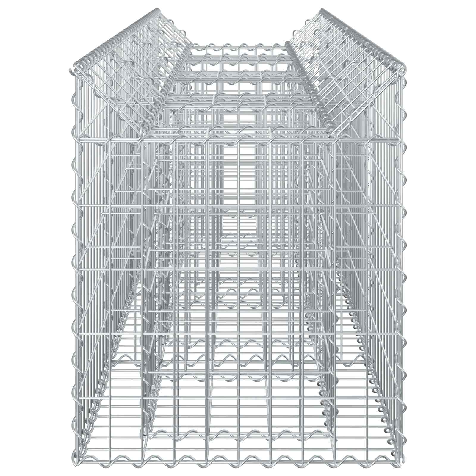 Gabion Kohotettu Peti Hopea