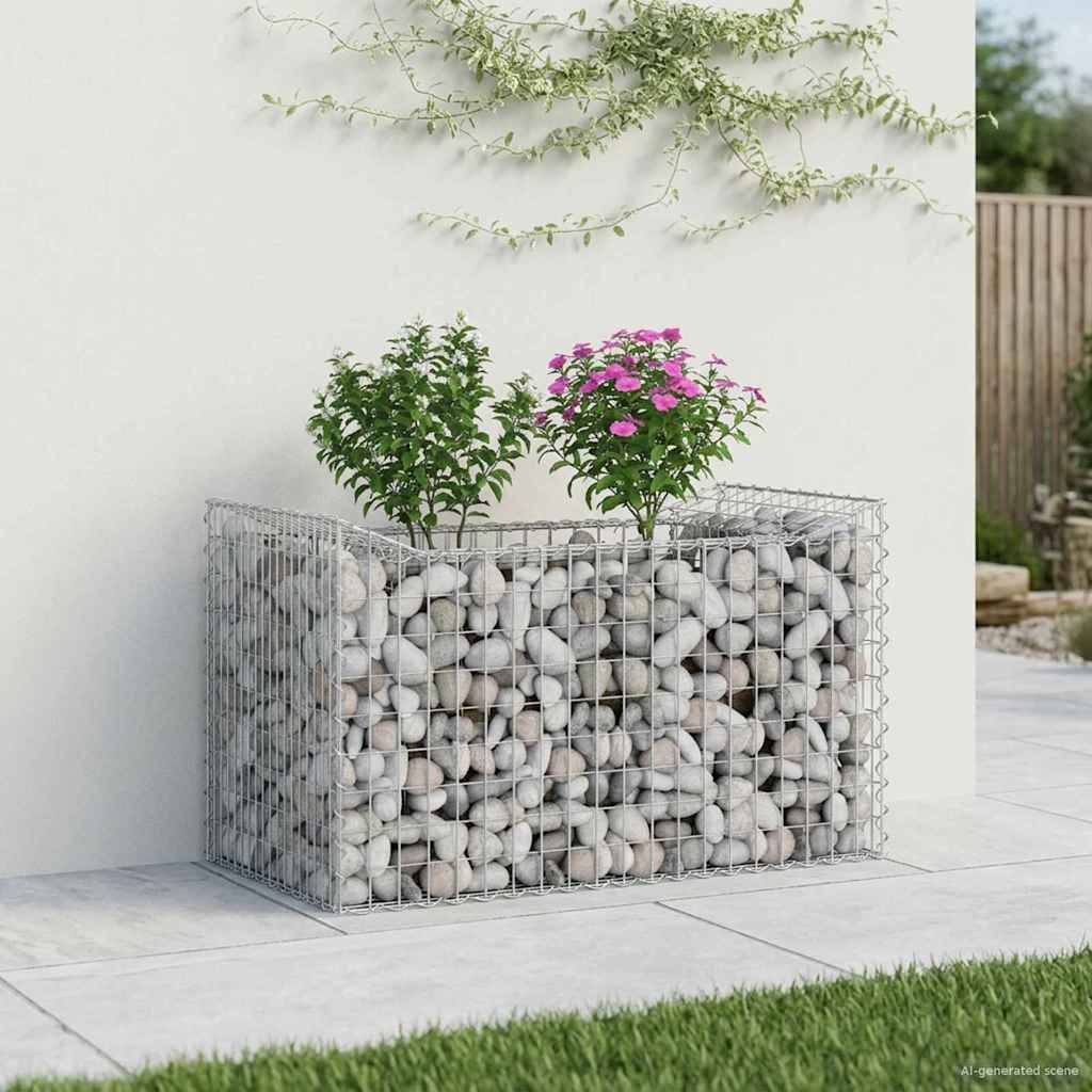 Gabion Kohotettu Peti Hopea