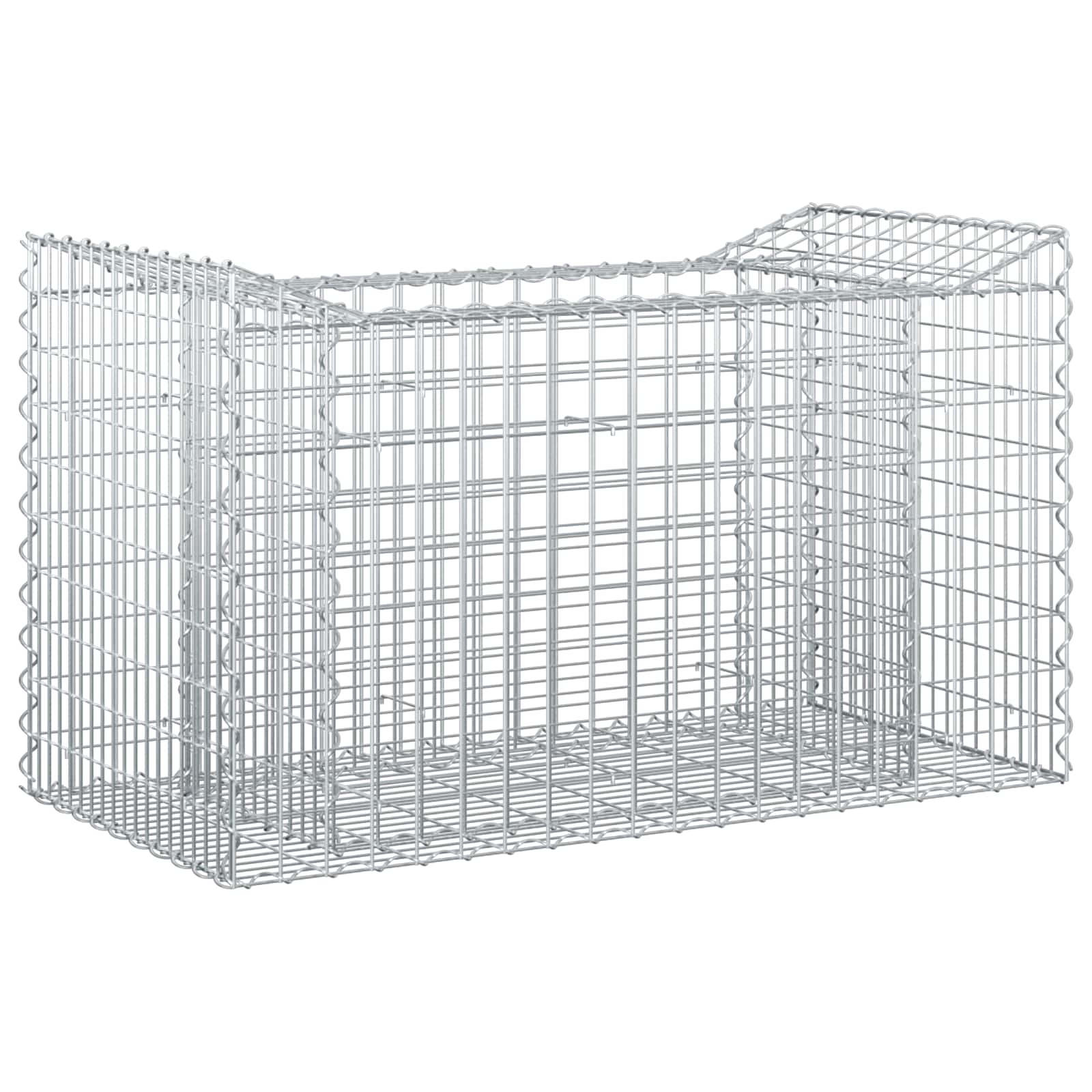 Gabion Kohotettu Peti Hopea