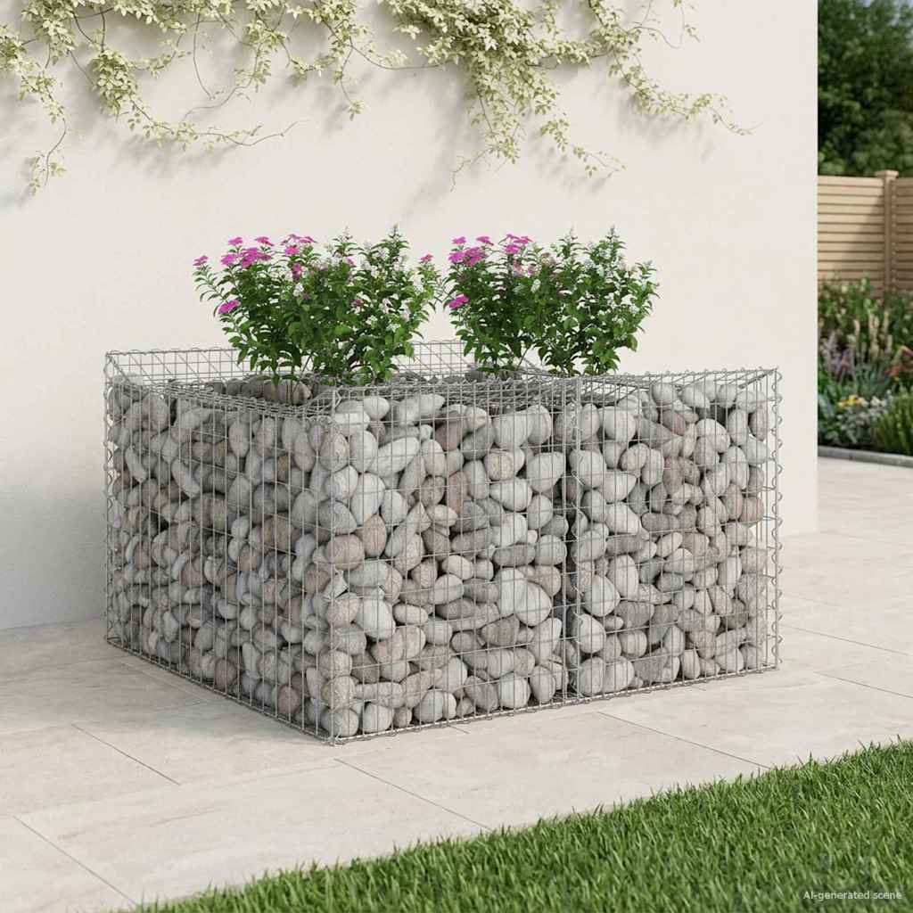 Gabion Kohotettu Peti Hopea