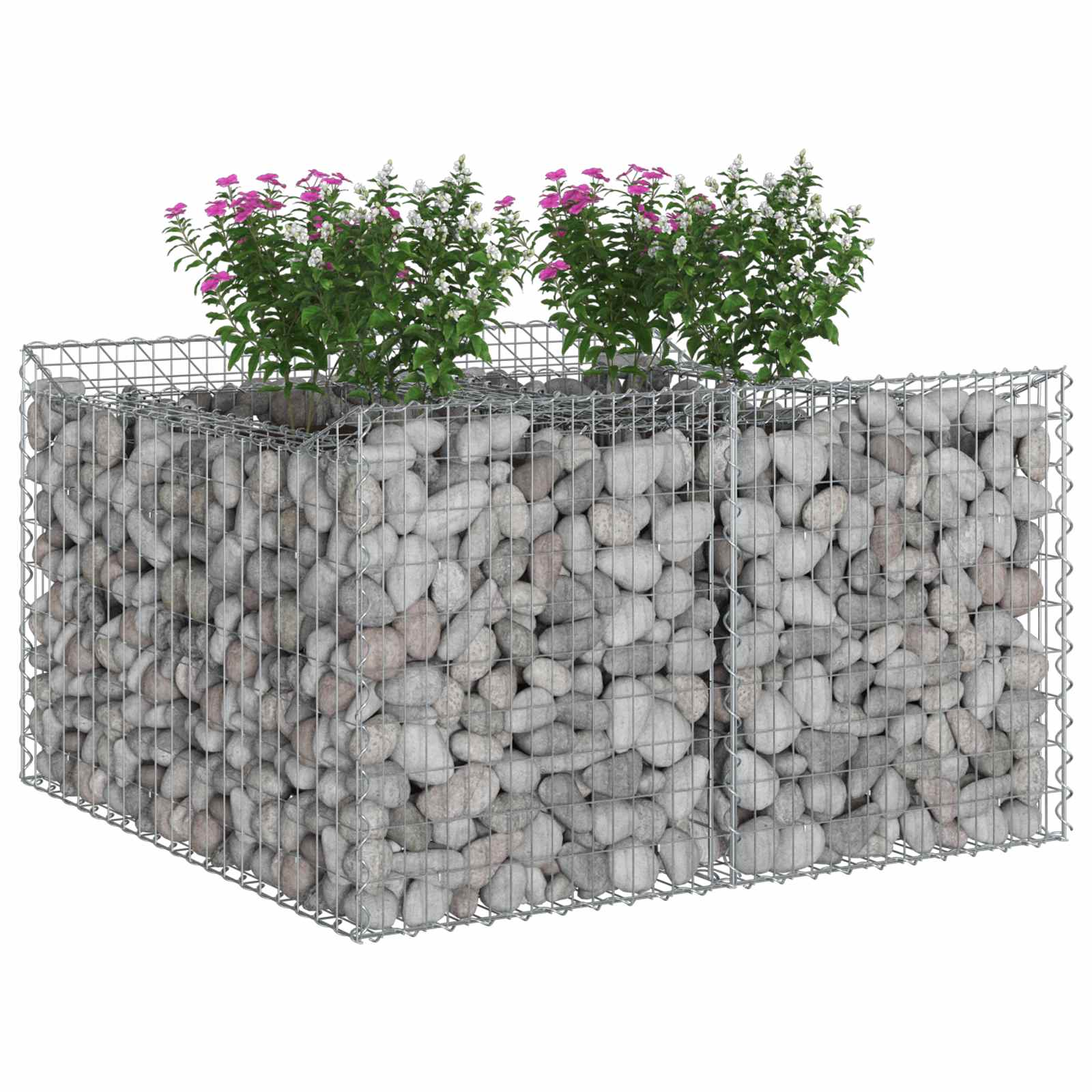Gabion Kohotettu Peti Hopea