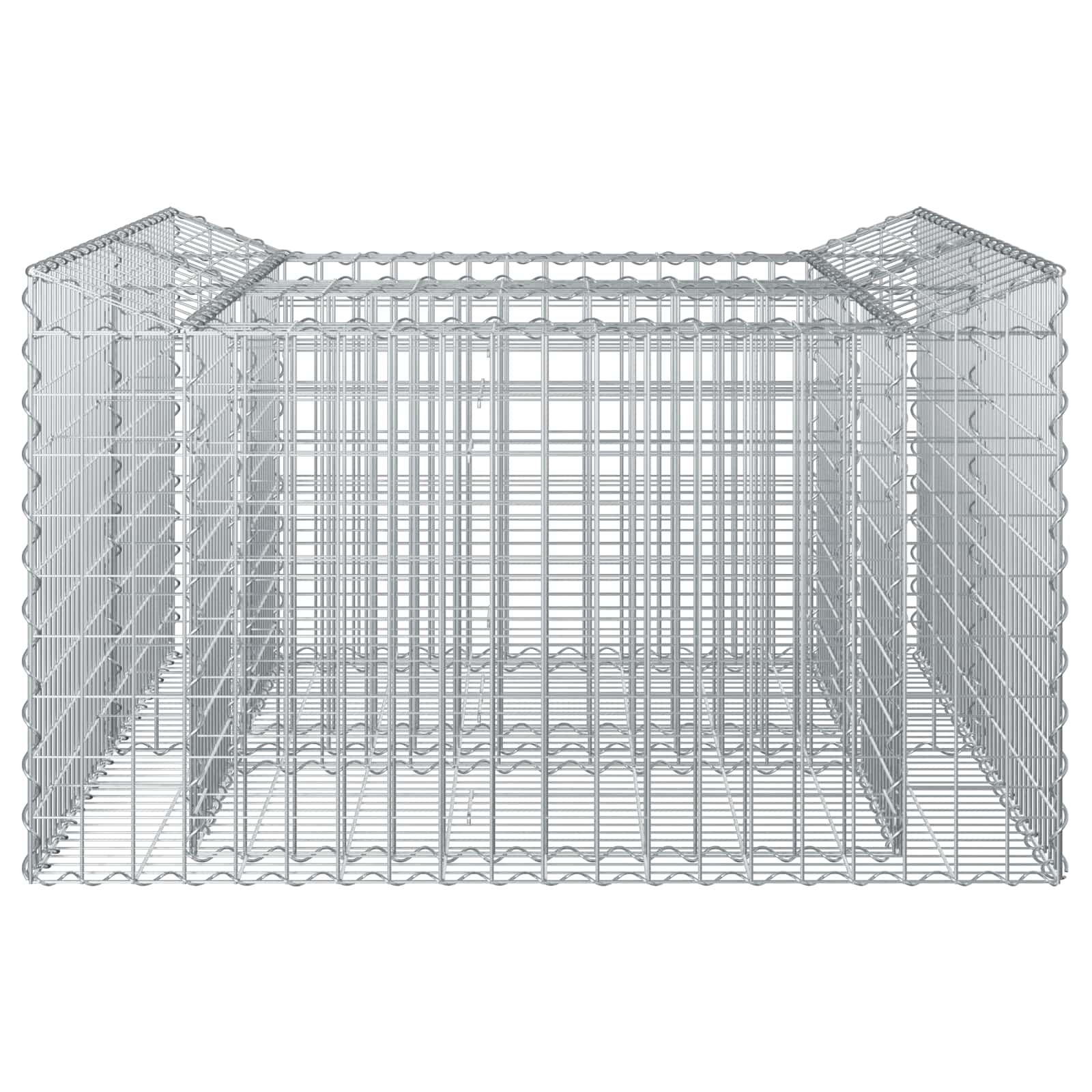 Gabion Kohotettu Peti Hopea